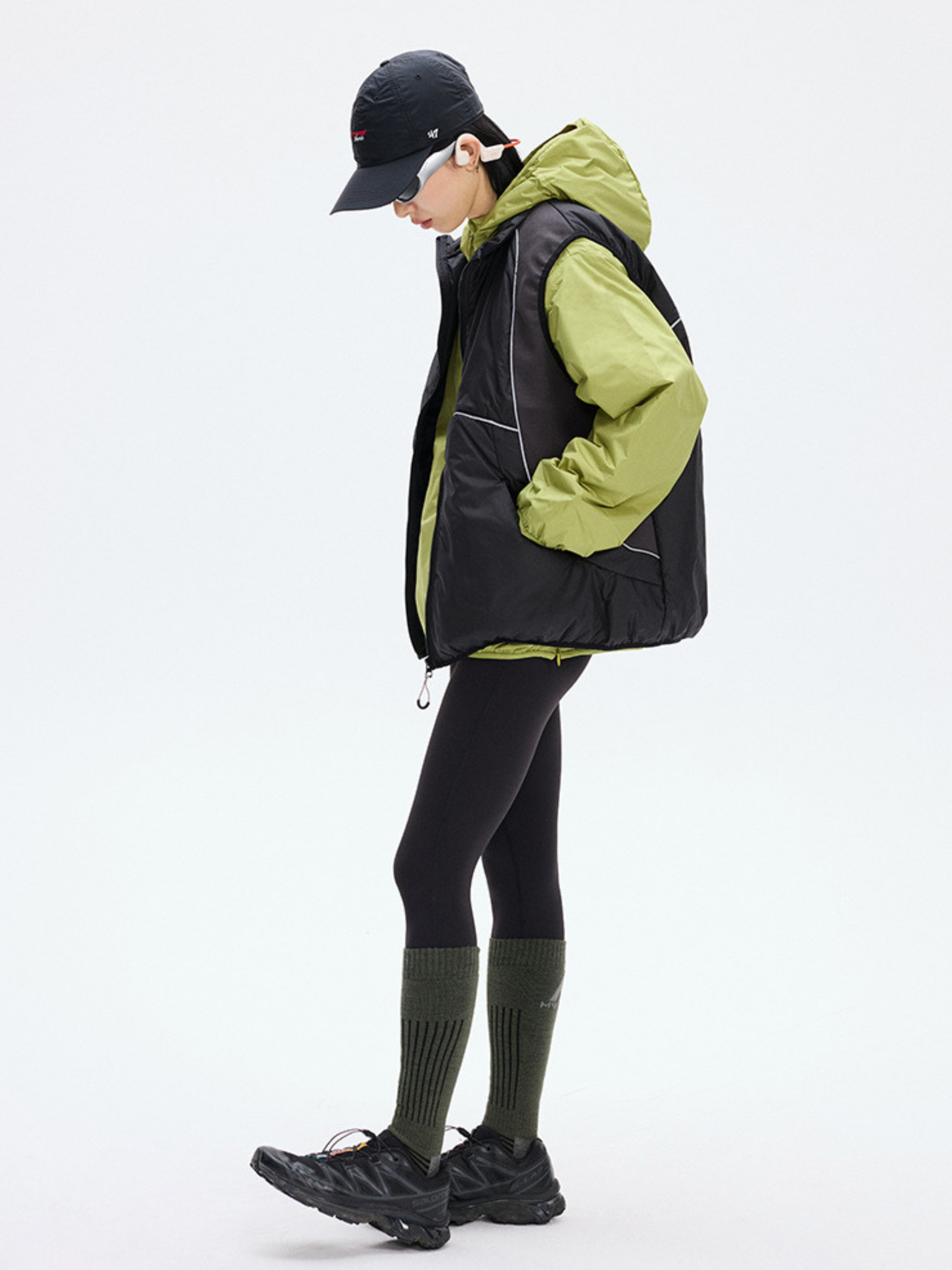 BluffEdge - Unisex Colorblock Outdoor Insulated Vest GONGGAR SPORTS