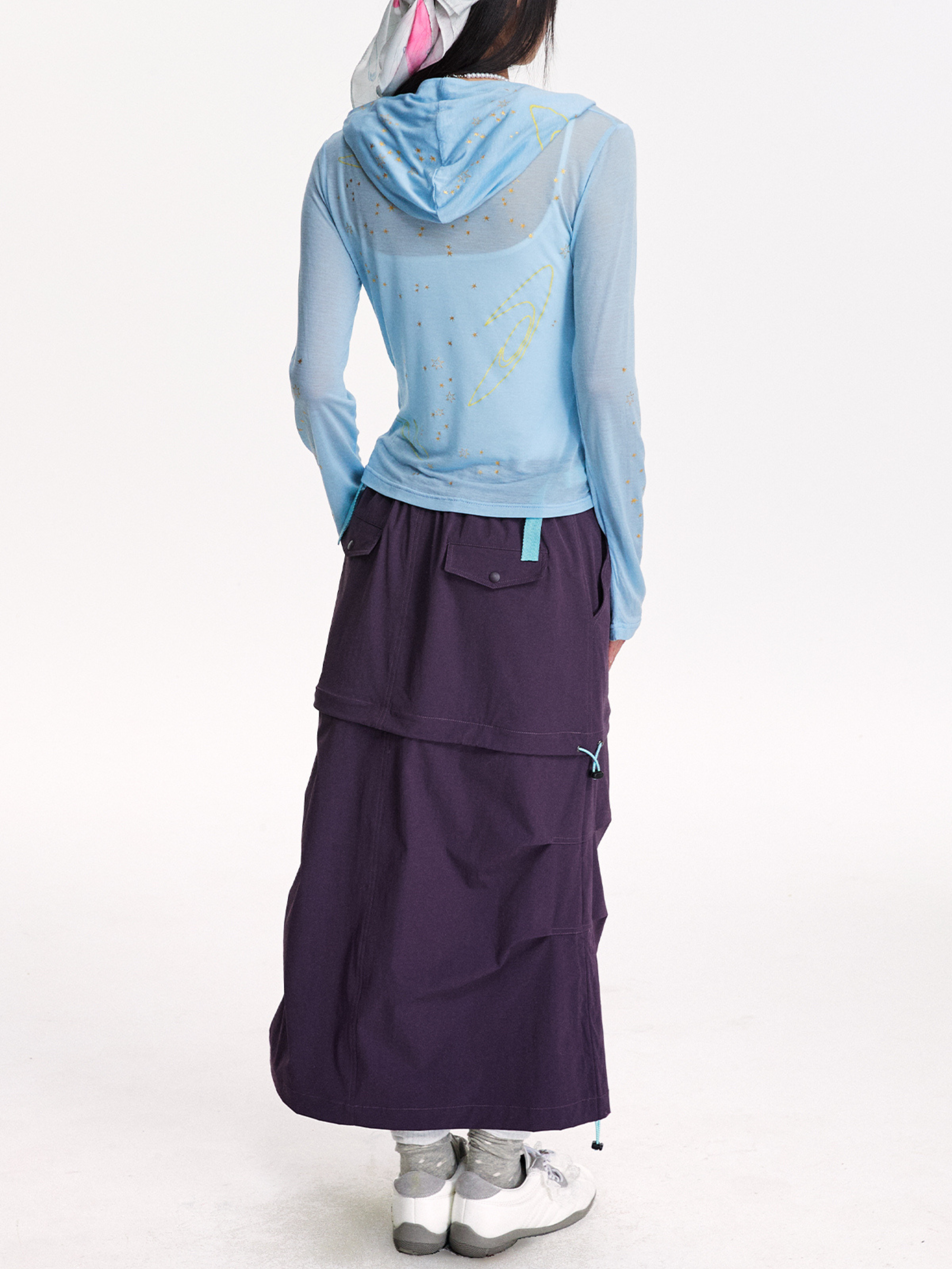Emberfield - Women's Water-Repellent Detachable-Hem Utility Skirt