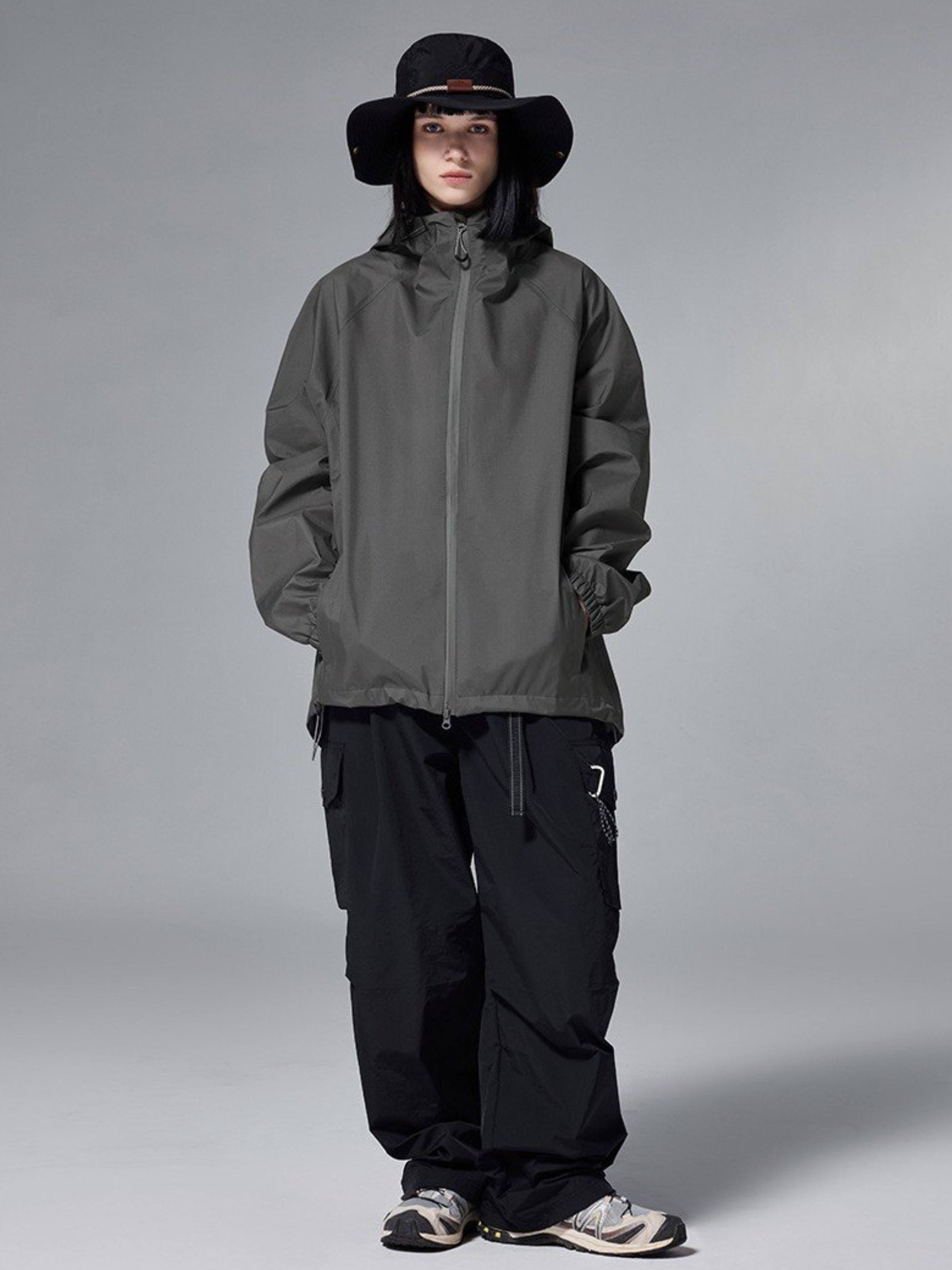 AshMode - Unisex 12K Waterproof Lightweight 3-Layer Hard Shell Jacket