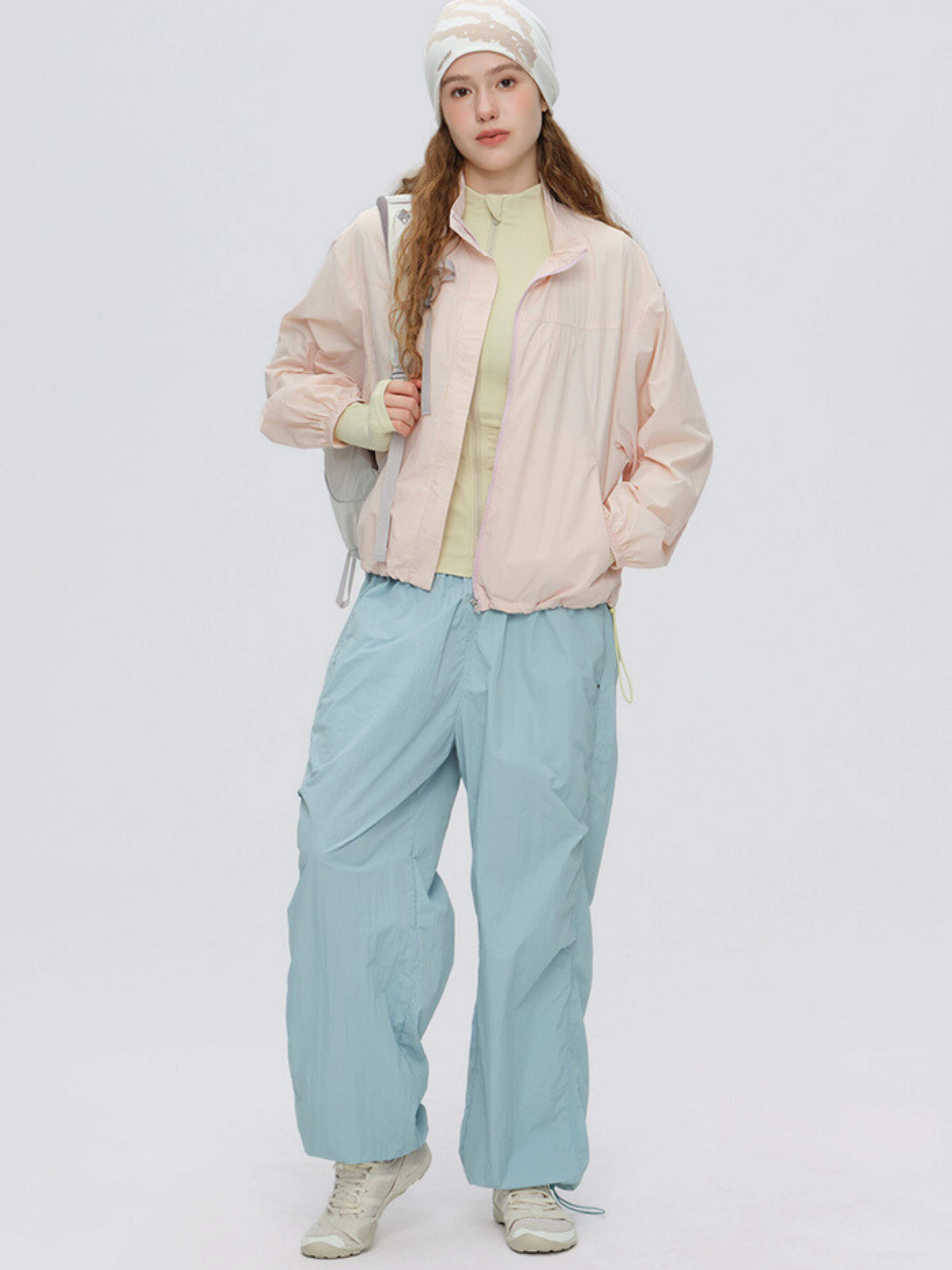 Cavewatch - Women's Water-Repellent Elastic-Waist Nylon Pants