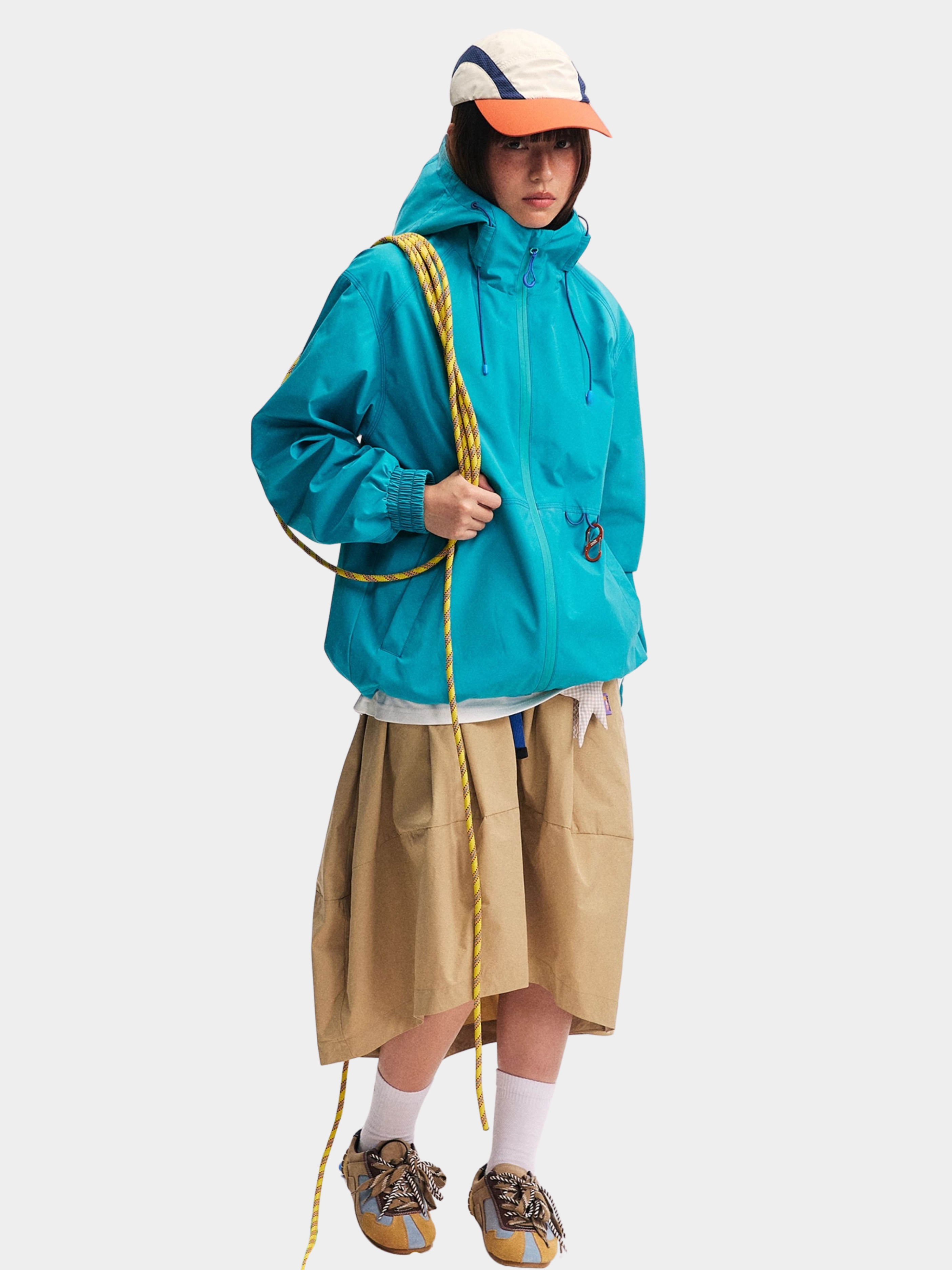 EchoDeck - Teflon® Triple-Defense Colorblock Drawstring Jacket