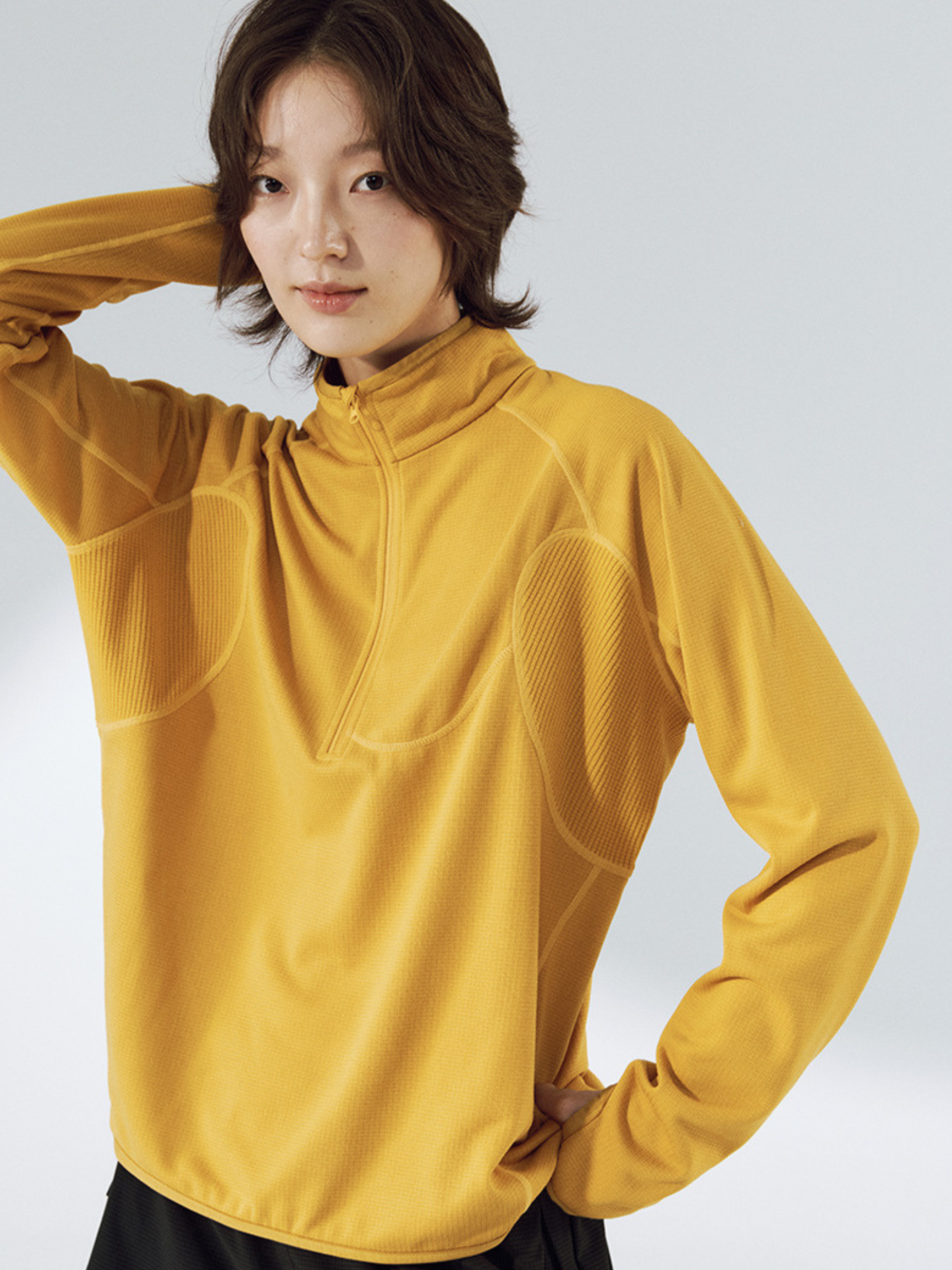 Shadowfern - Lightweight Thermal Half-Zip Sweatshirt