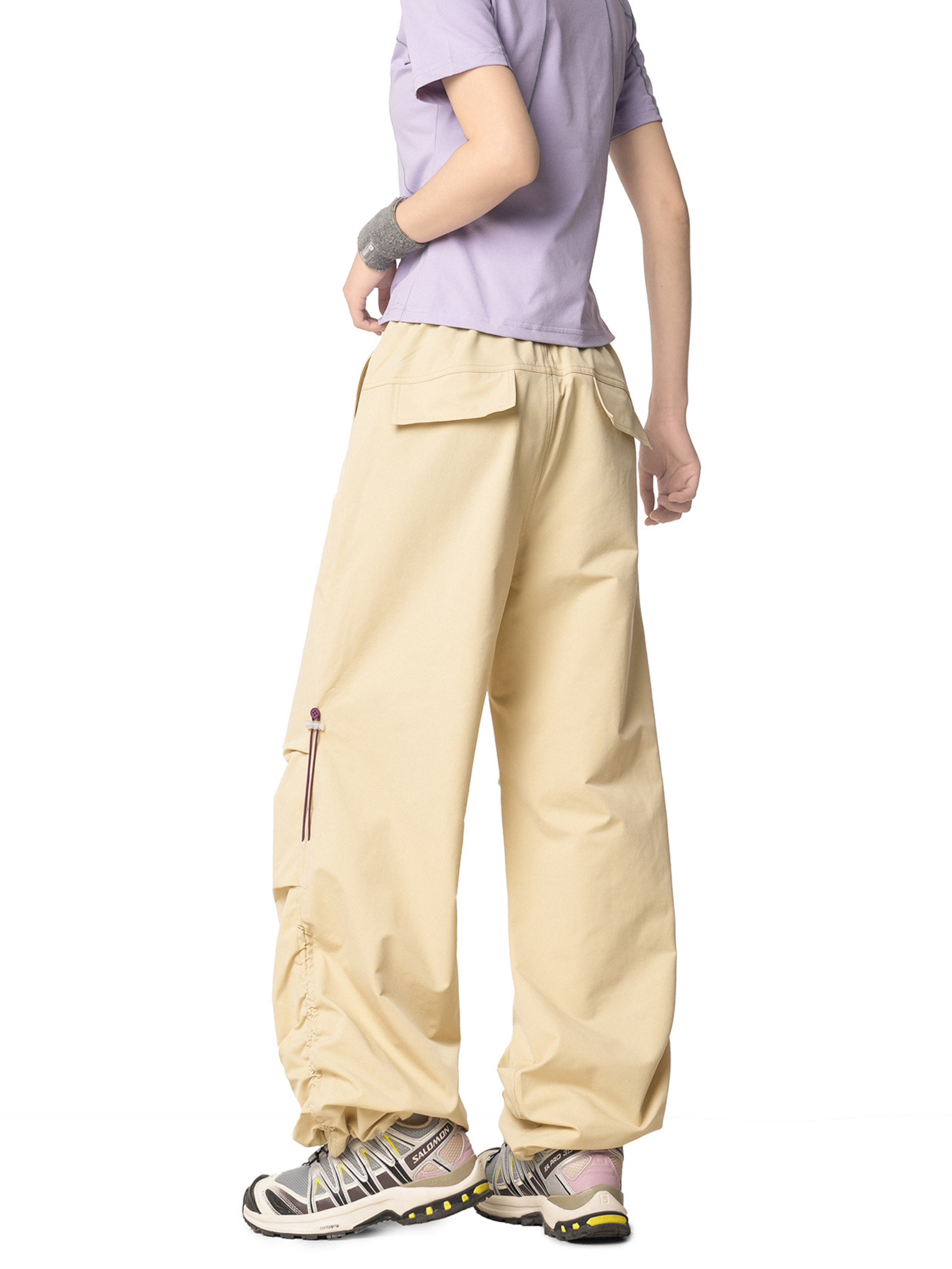 Firetrail - Women's Side Drawstring Ruched Cargo Pants