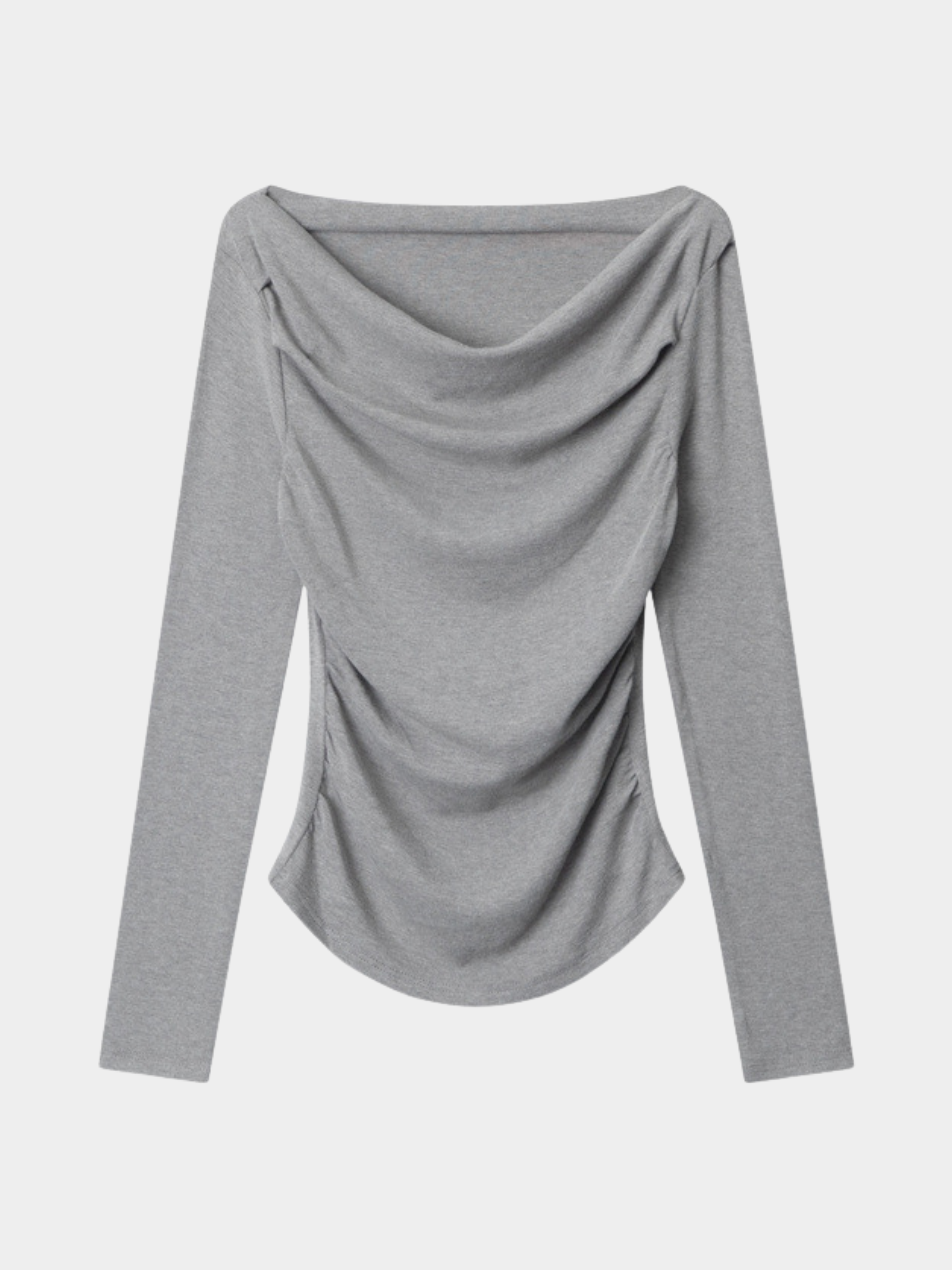 Timberfall - Women's Off-Shoulder Slim-Fit Long Sleeve T-Shirt