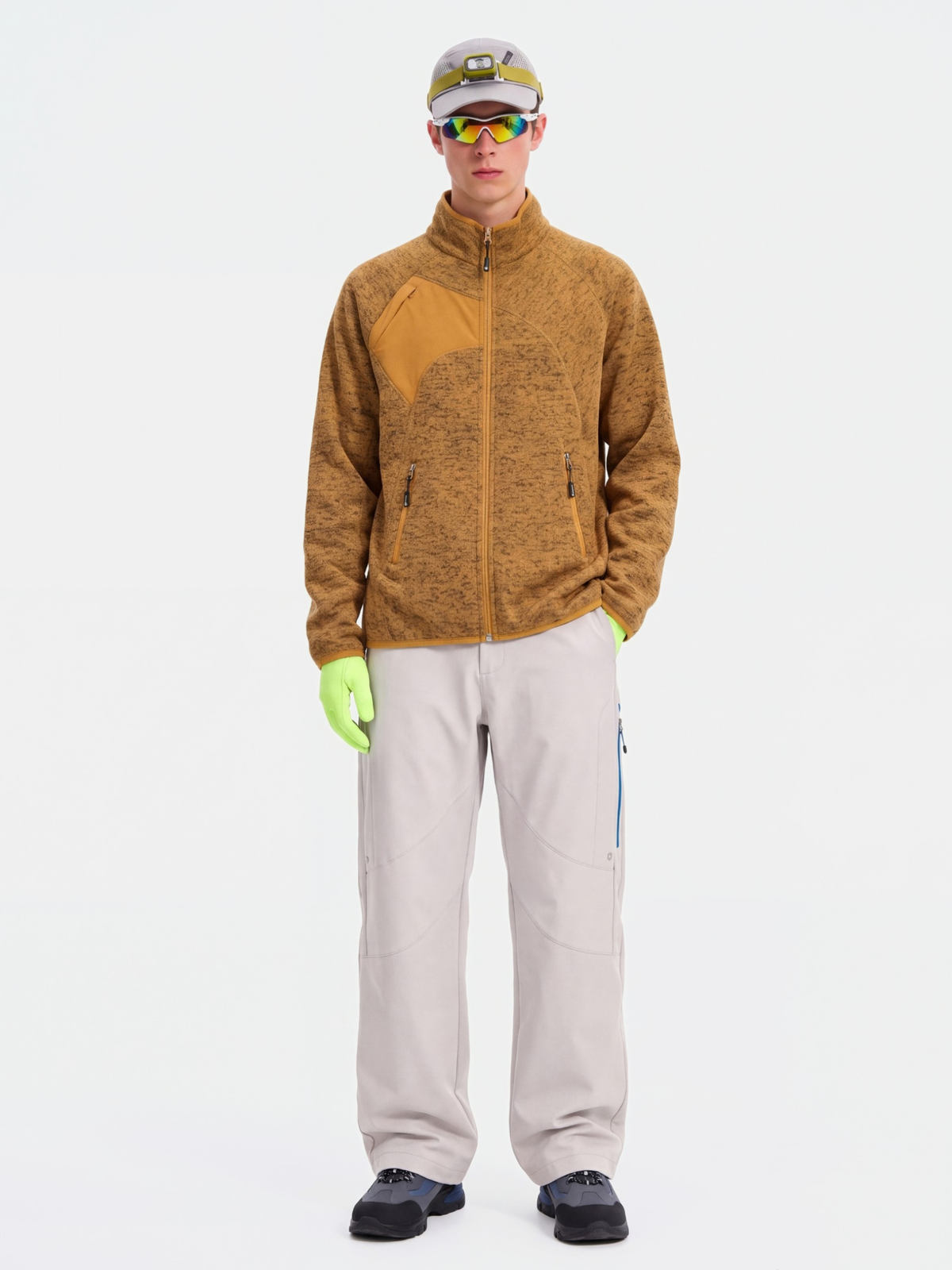 EdgeGlide - Unisex Wrinkle-Resistant Lightweight Thermal Fleece Jacket