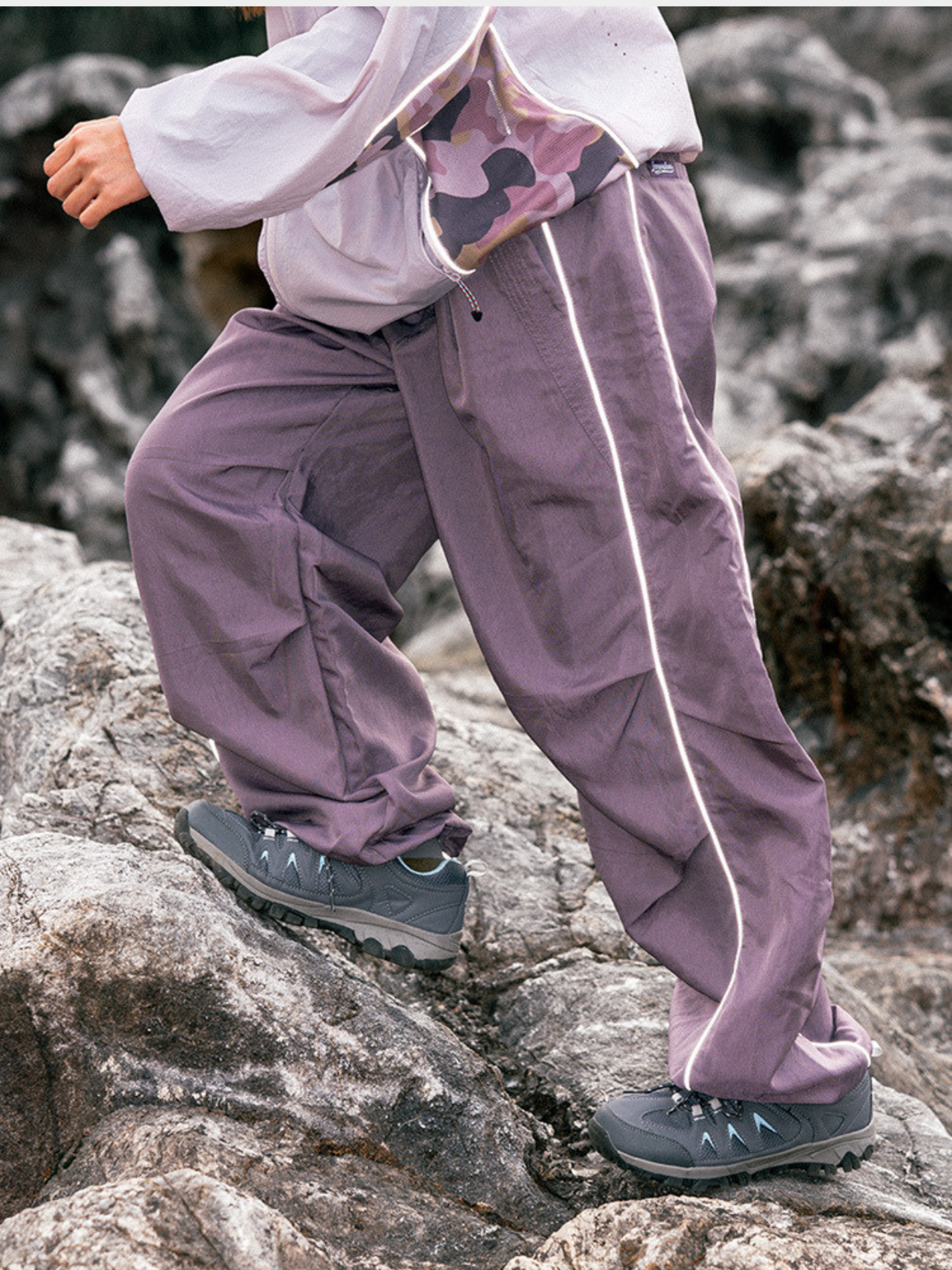 EagleBase - Unisex Quick-Dry Waterproof Reflective Tech Cargo Pants GONGGAR SPORTS