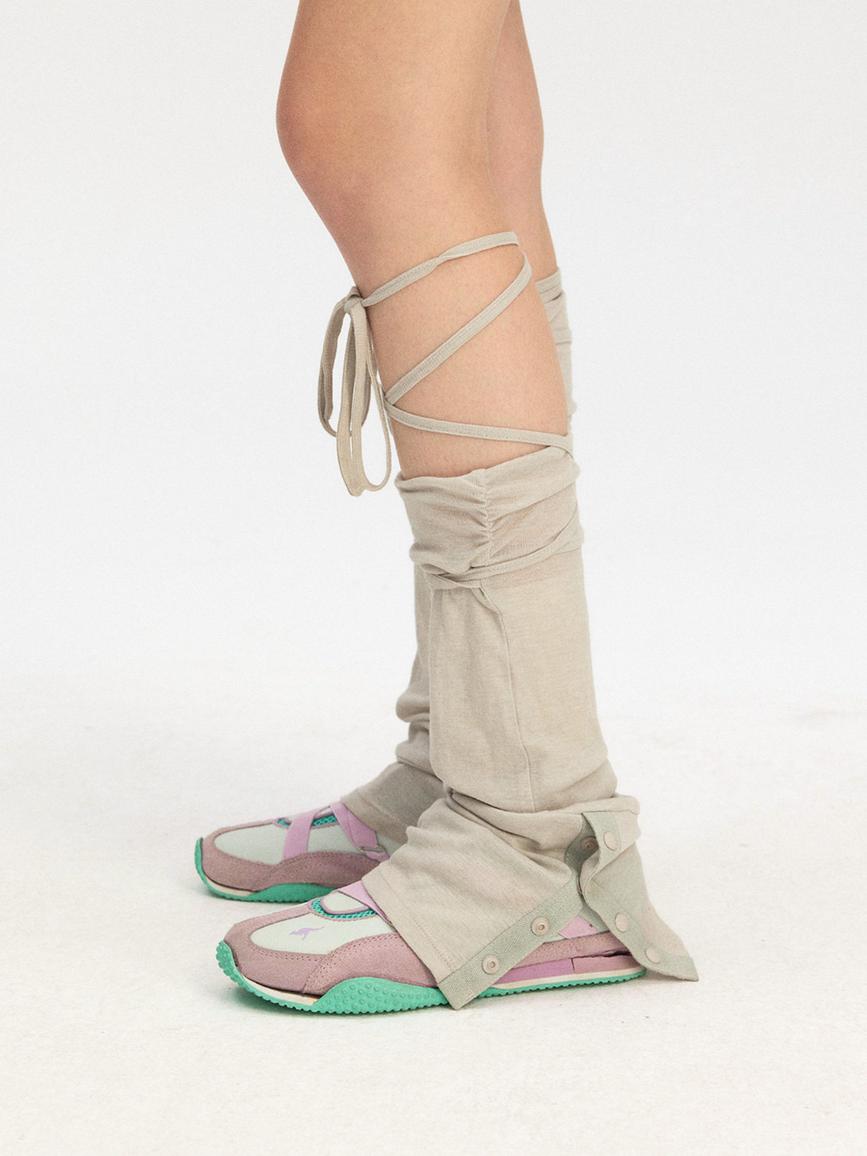 BellDrift - Women's Adjustable Tie-Up Flared Leg Warmers