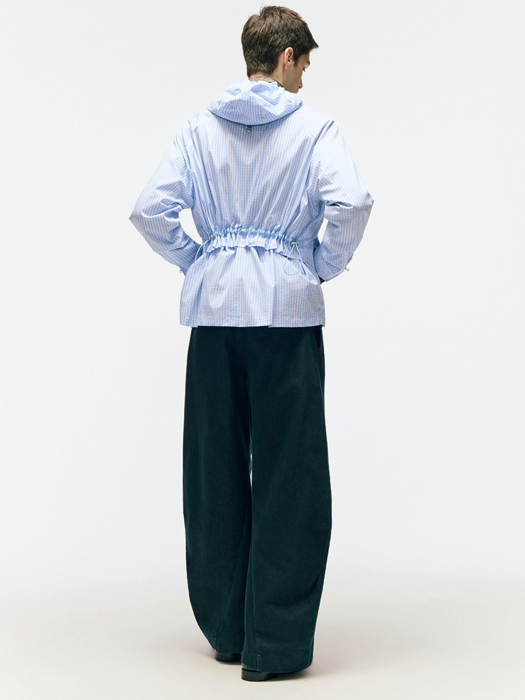 SandDune - Pleated Curved-Leg Utility Pants