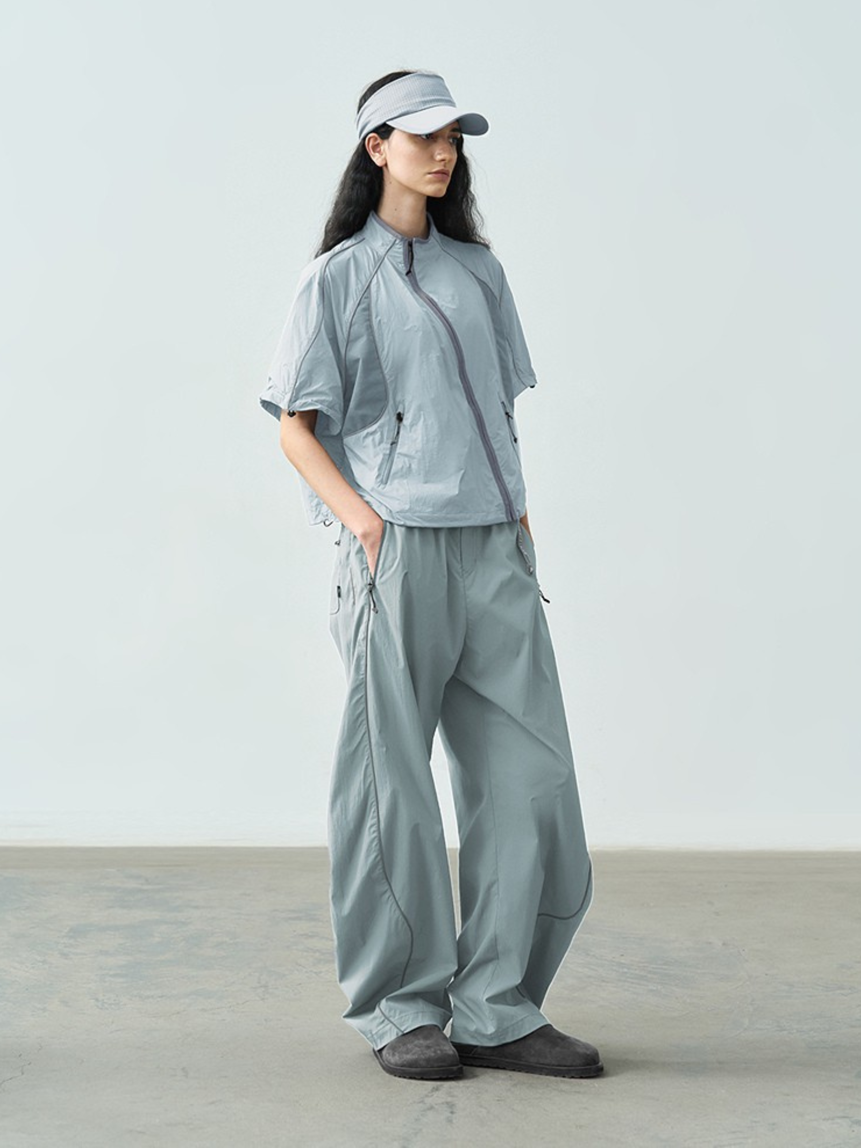 Cavecrack - Women's Mesh-Panel Breathable Short-Sleeve Cardigan