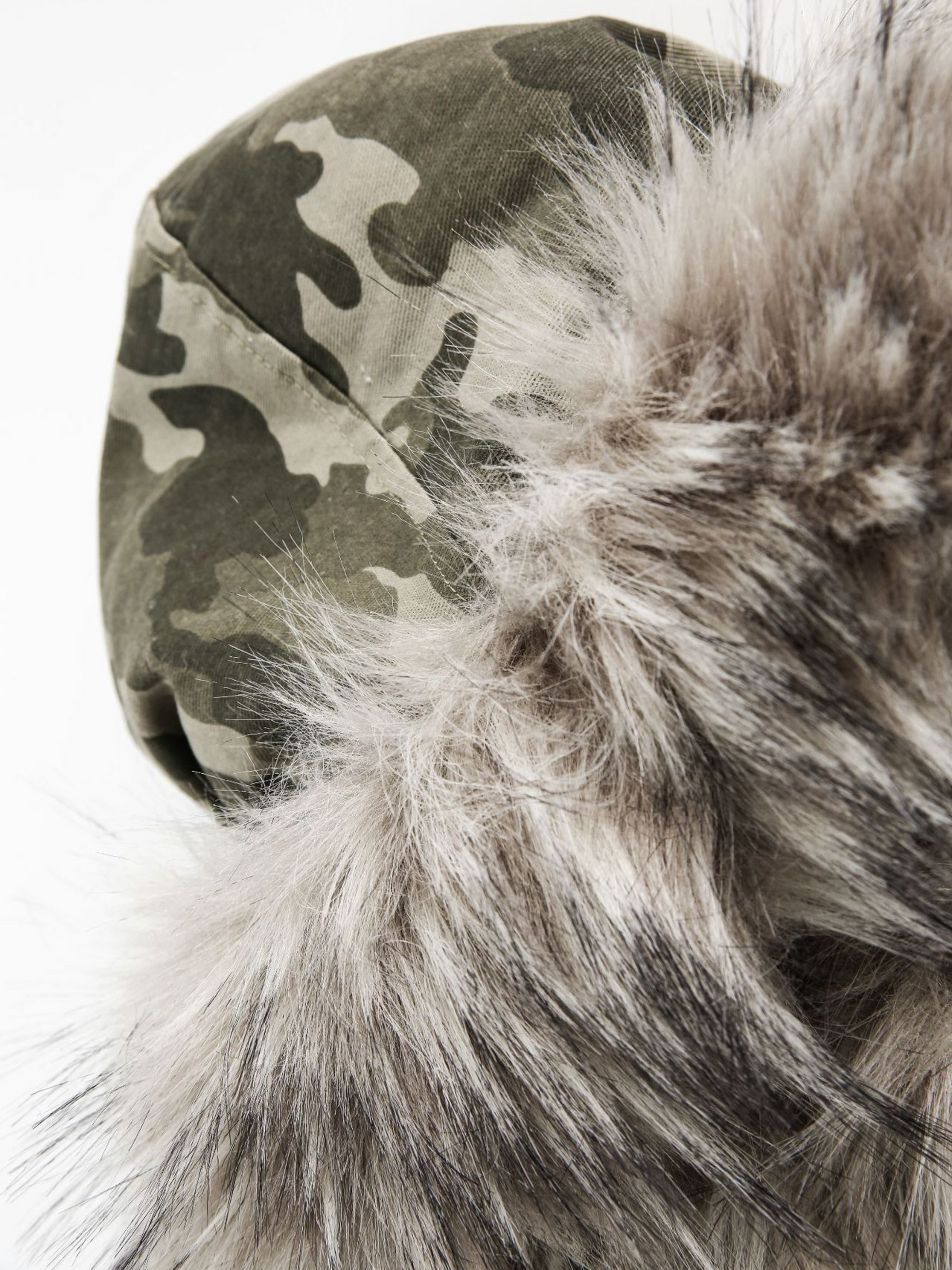 BoulderBase - Women's Camo Fur Collar Cotton Jacket GONGGAR SPORTS