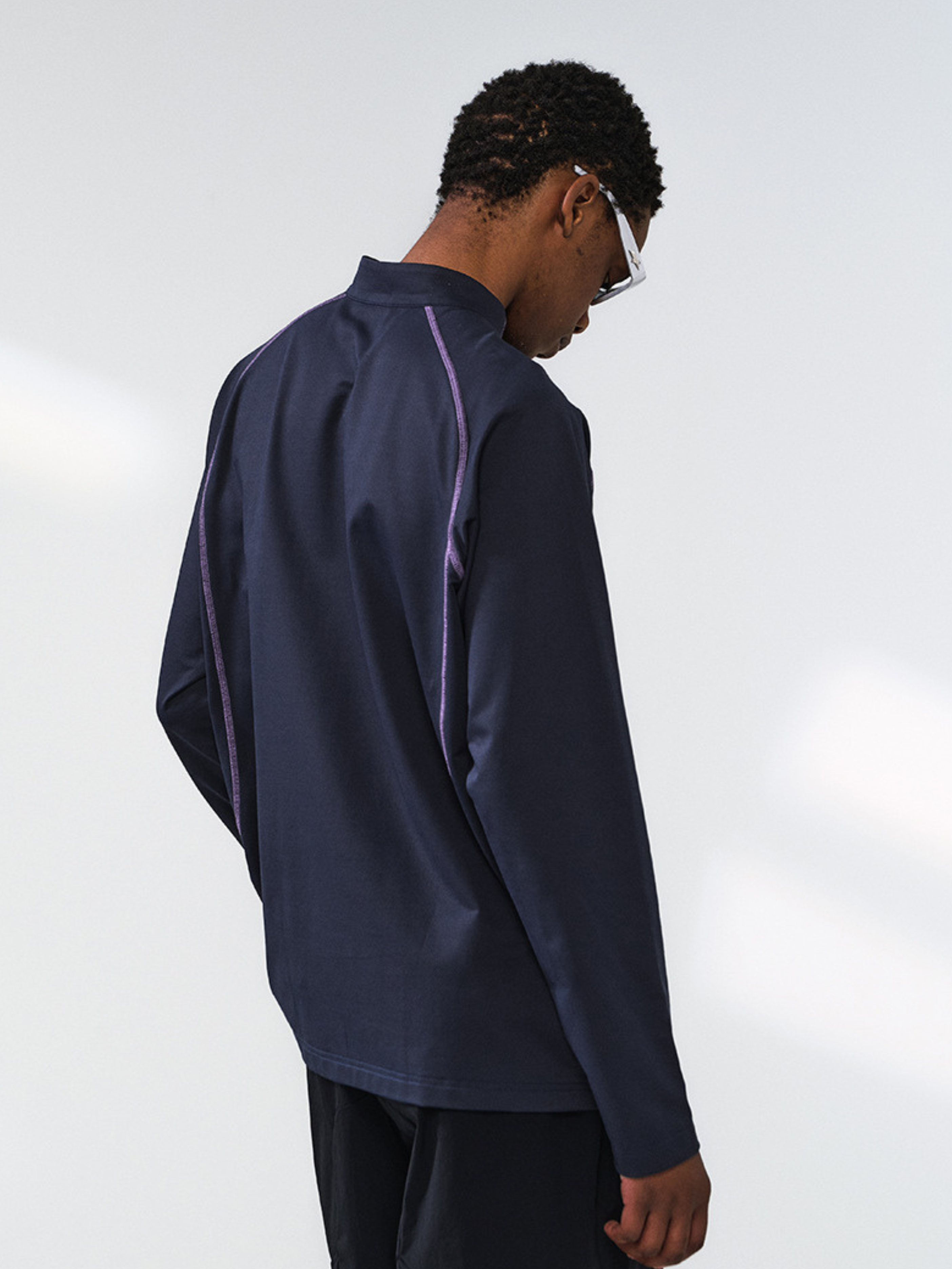 HeatCoat - Men's Windproof High-Neck Half-Zip Base Layer