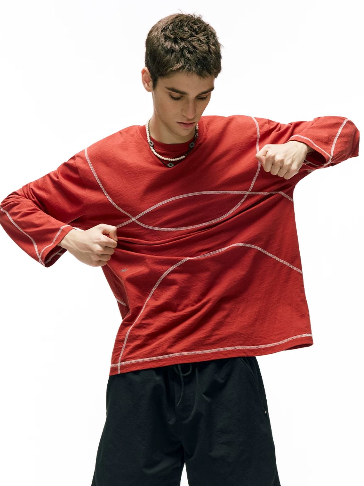 Glacialwind - Slub Cotton Breathable Running Long Sleeve