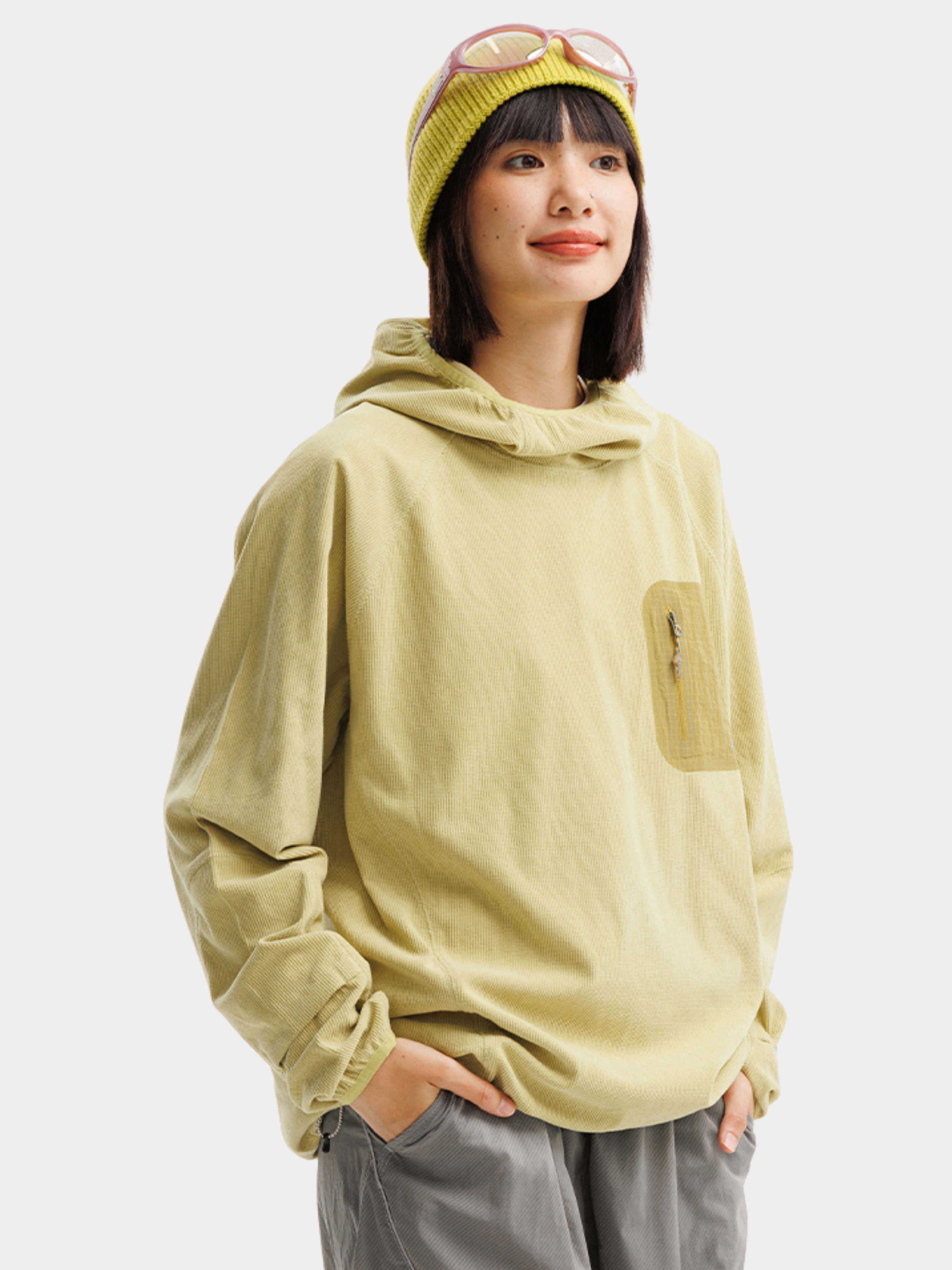 Crag - Unisex Moisture-Wicking High Neck Hoodie Base Layer
