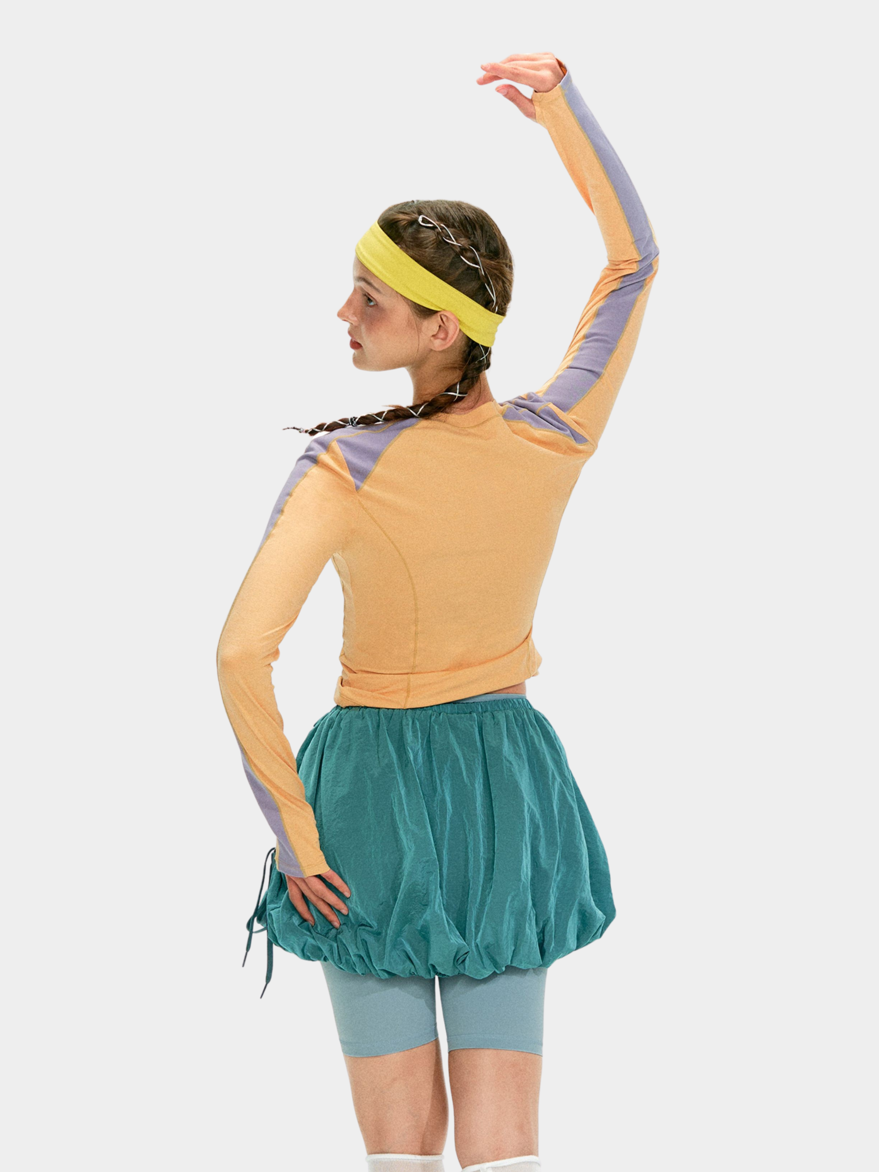 Moonfire - Moisture-Wicking Colorblock Fitted Base Layer Top