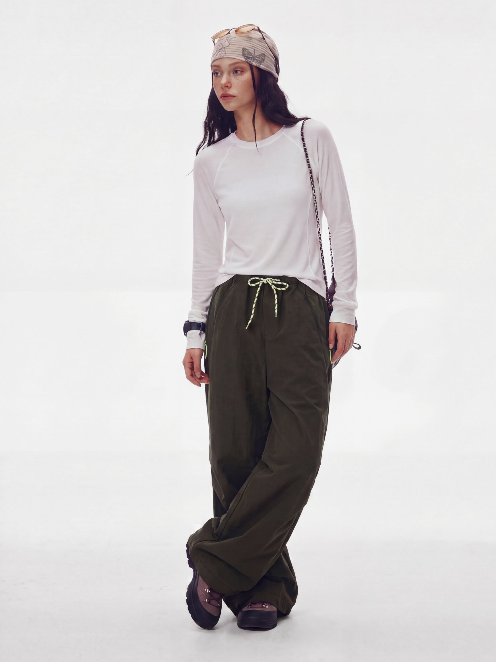 LiteSway - Women's Water-Repellent Quick-Dry Pleated Cargo Pants