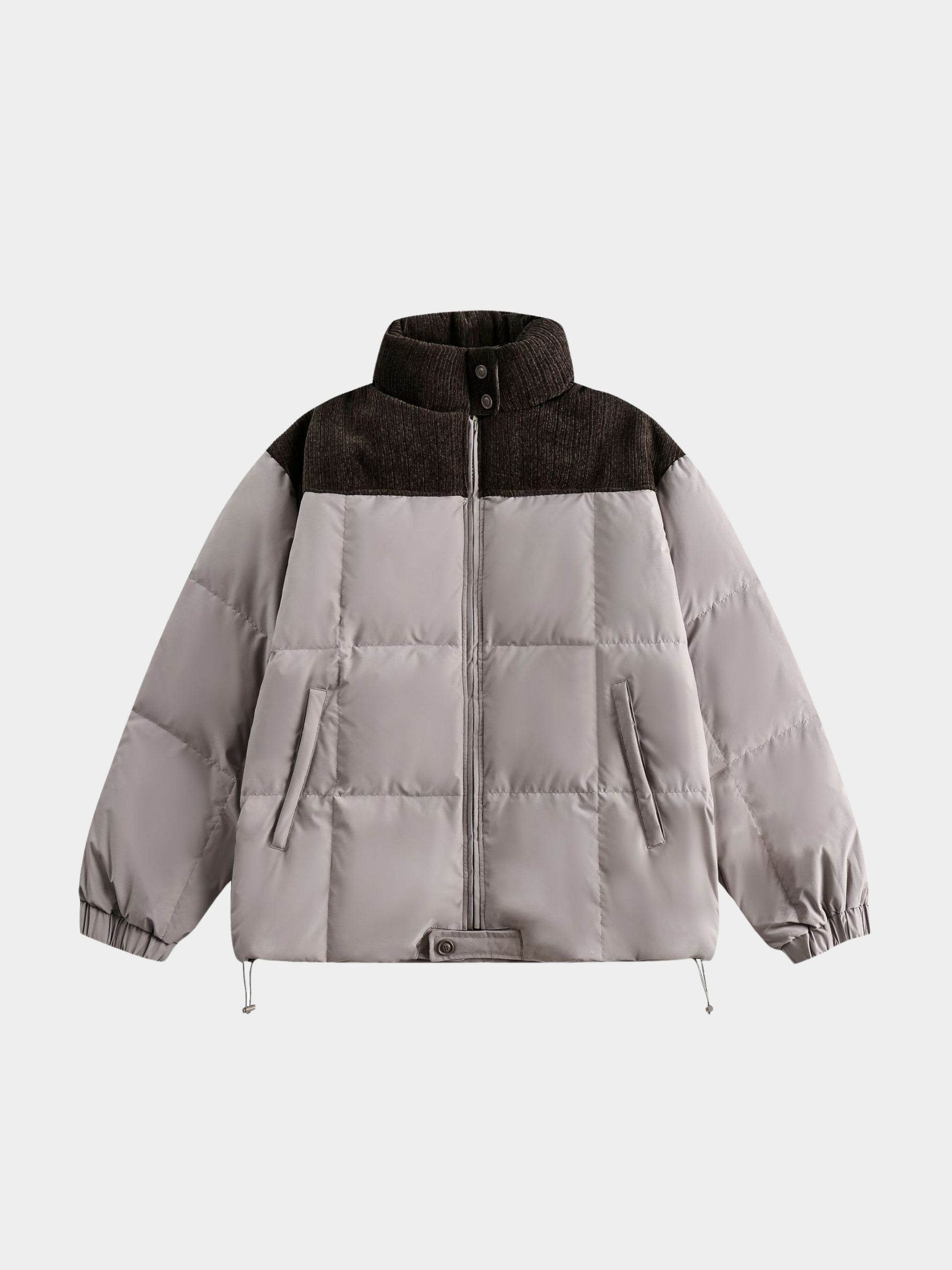 Pinestride - Women‘s Color-Block 90% White Duck Down Jacket GONGGAR SPORTS