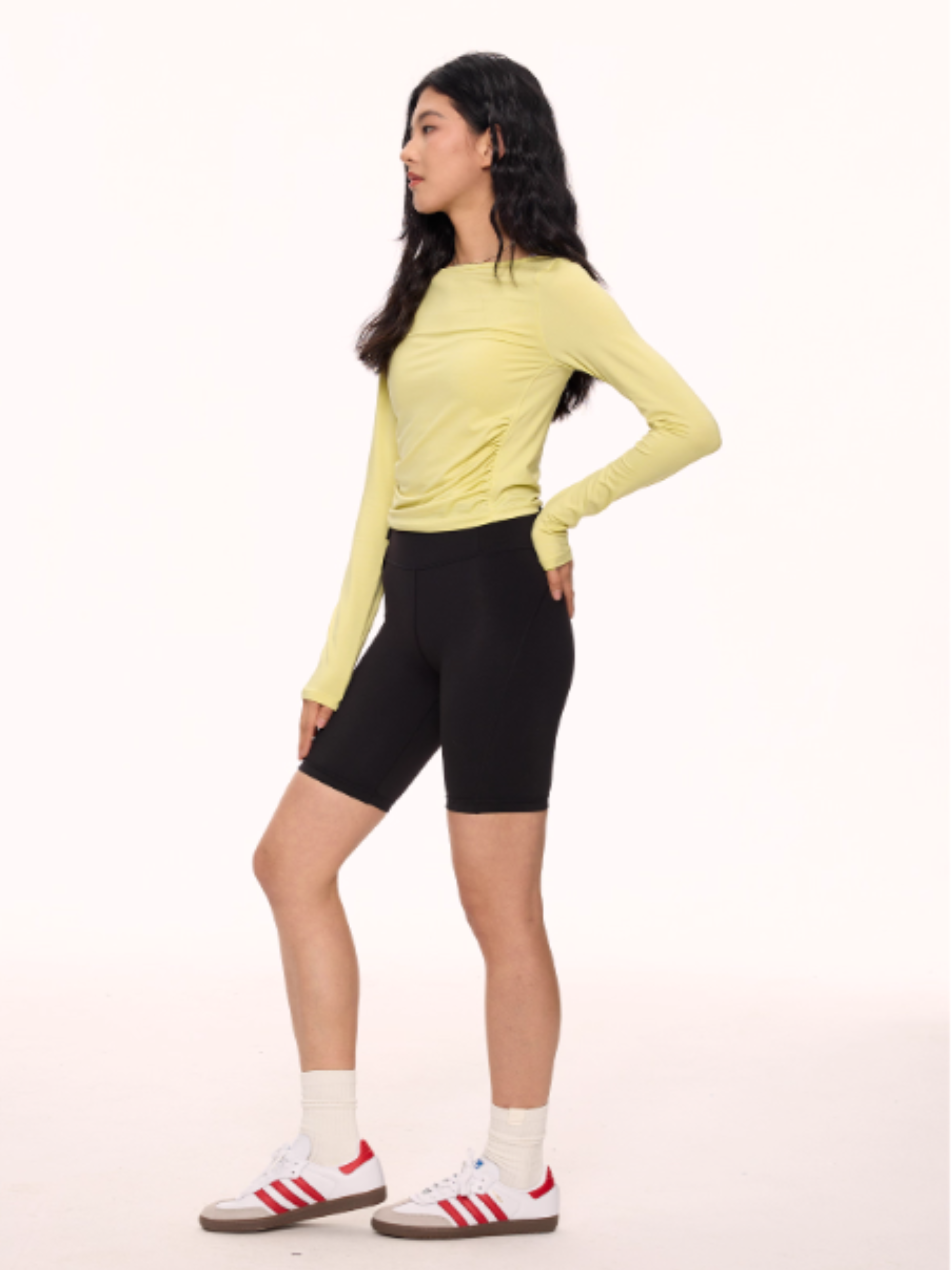 Cougarloop - Women’s High-Waist Compression Yoga Shorts
