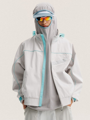 Sierra - Unisex Color-Block Waterproof Windproof Jacket