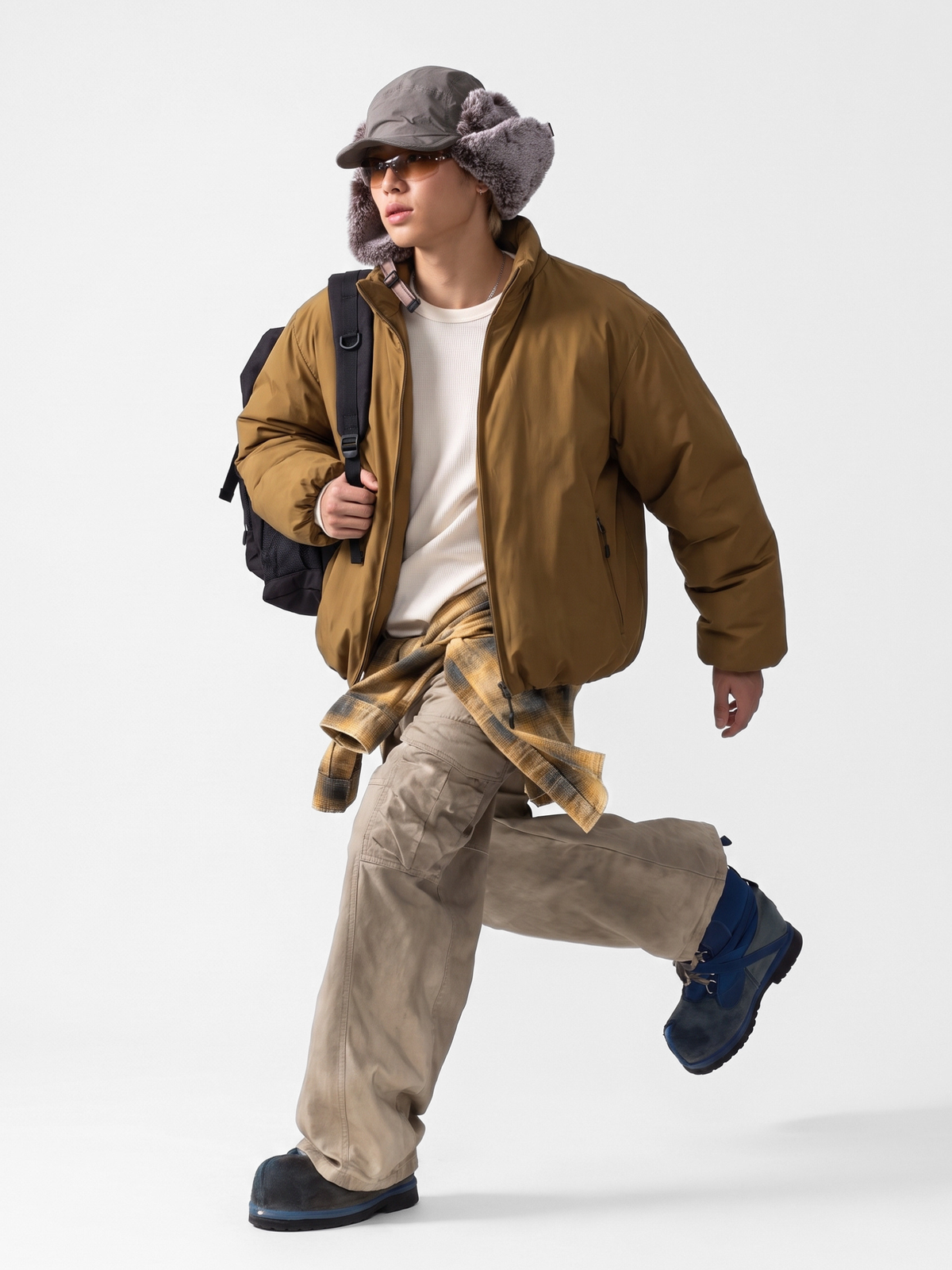 Thawpath - 90% White Duck Down Stand Collar Jacket
