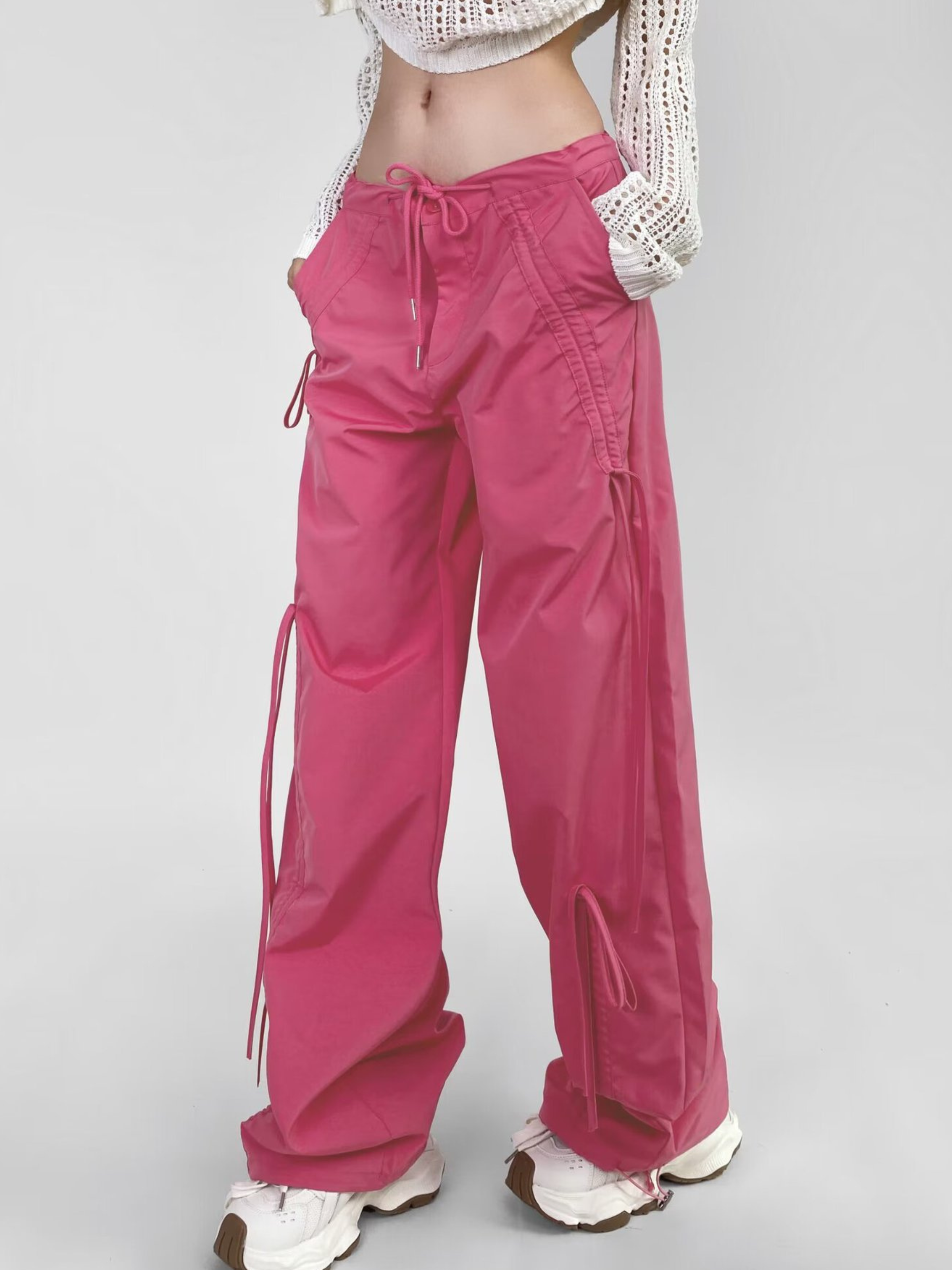 WolfBoard - Women's Bow-Tie Drawstring Quick-Dry Cargo Pants