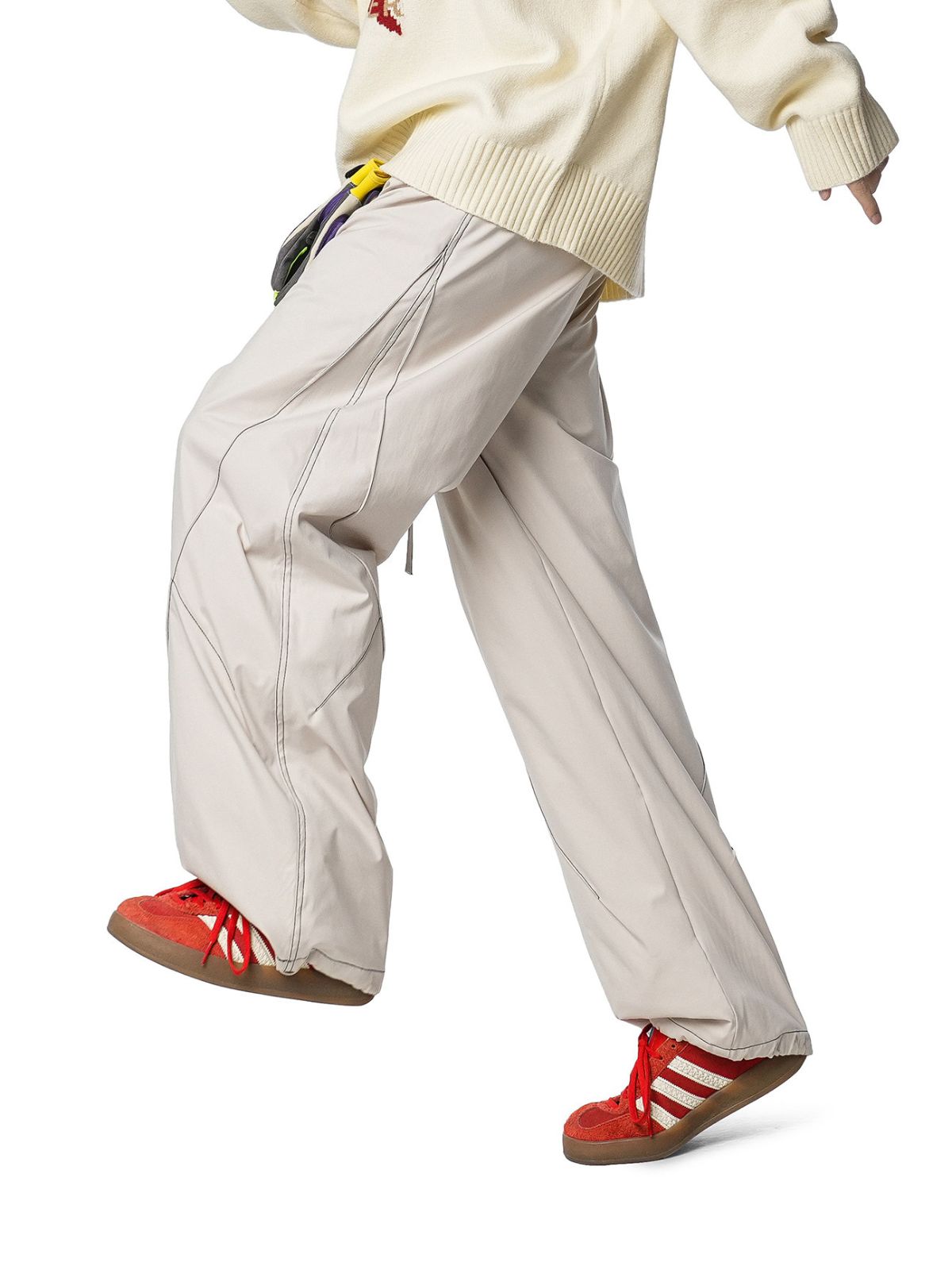 Cragstep - 90% Duck Down Deconstructed Straight-Leg Puffer Pants