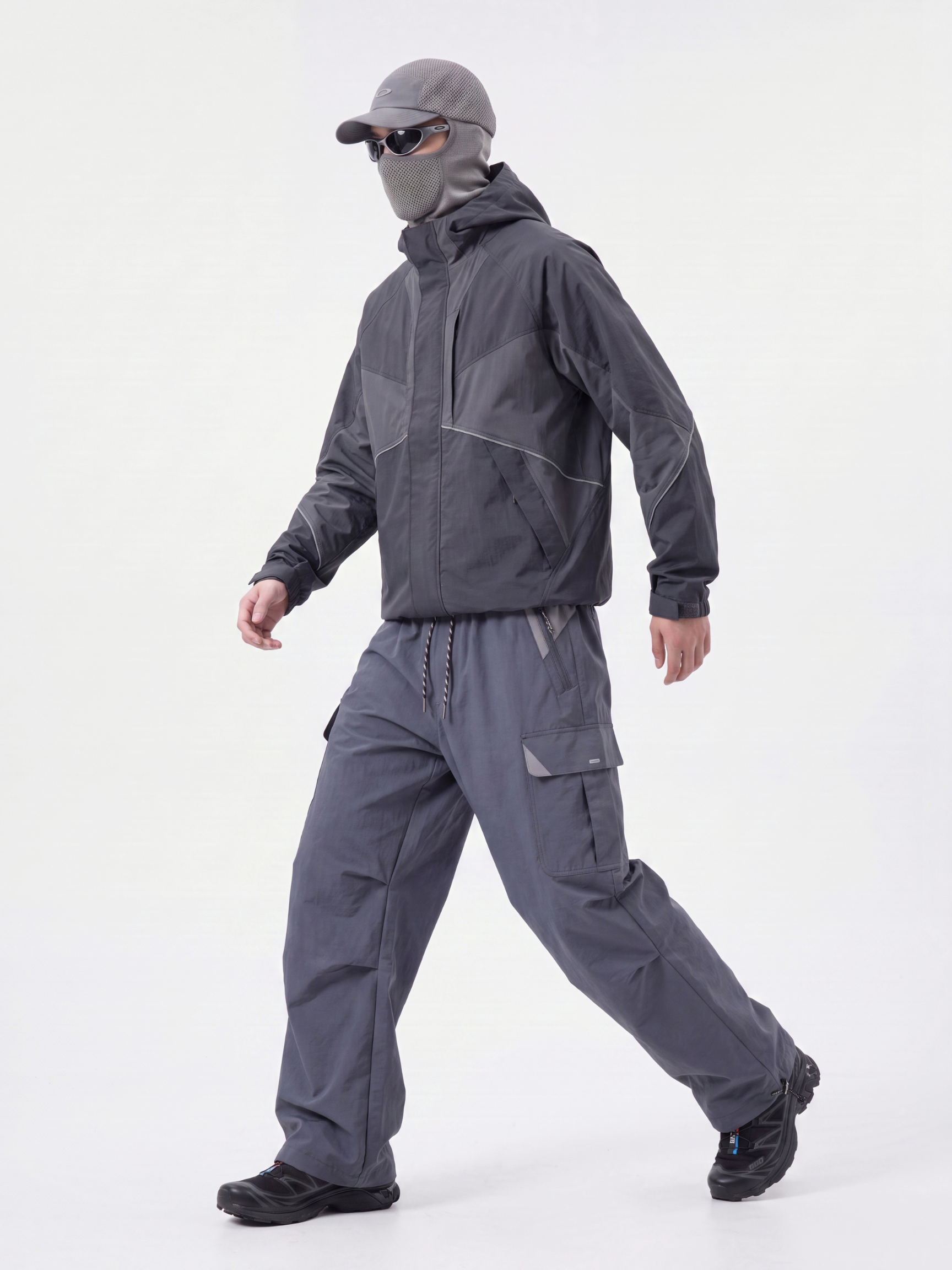 GloomVeil - Unisex Water-Repellent Lightweight Cargo Shell Pants