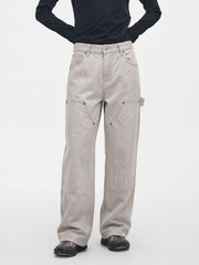 TrailDrift - Unisex Hand-Splattered Cotton Cargo Pants