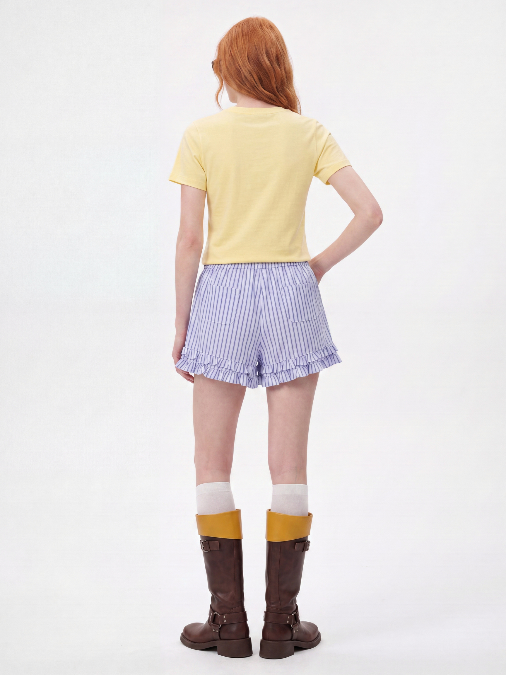 Bubble - Women's Contrast Stripe Drawstring Shorts