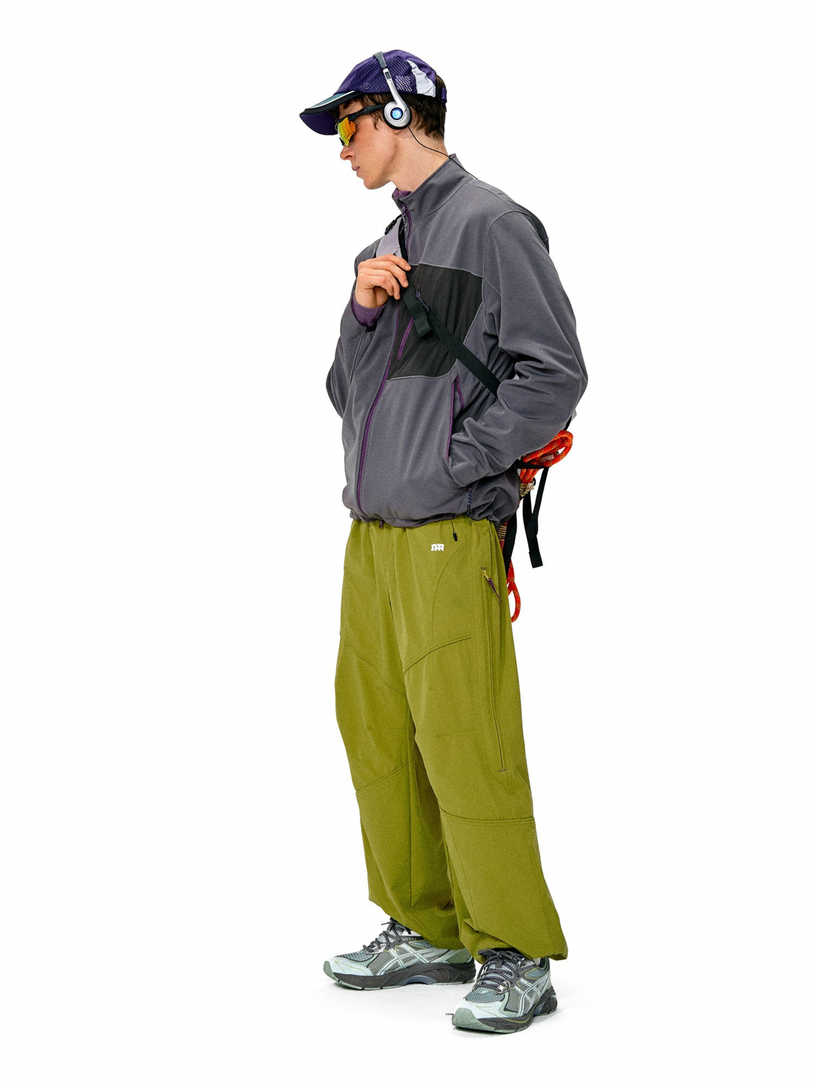 Driftcore - Unisex Colorblock Zip-Up Stand Collar Jacket