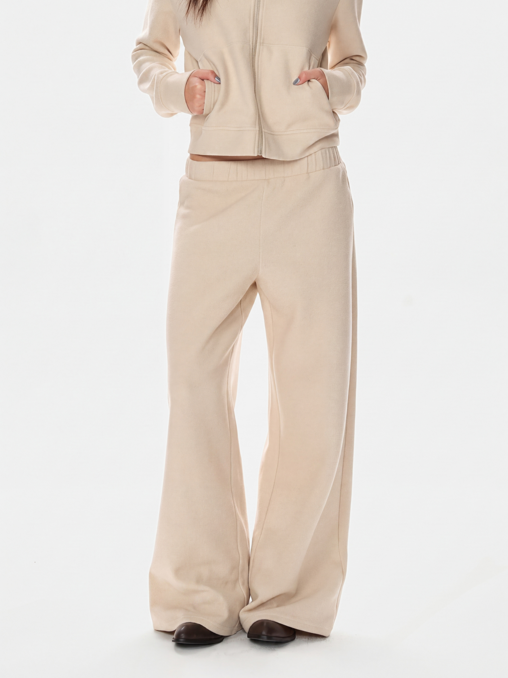 DuskLayer - Women's Air-Layer Hoodie Cardigan & Draped Jogger Pants Set