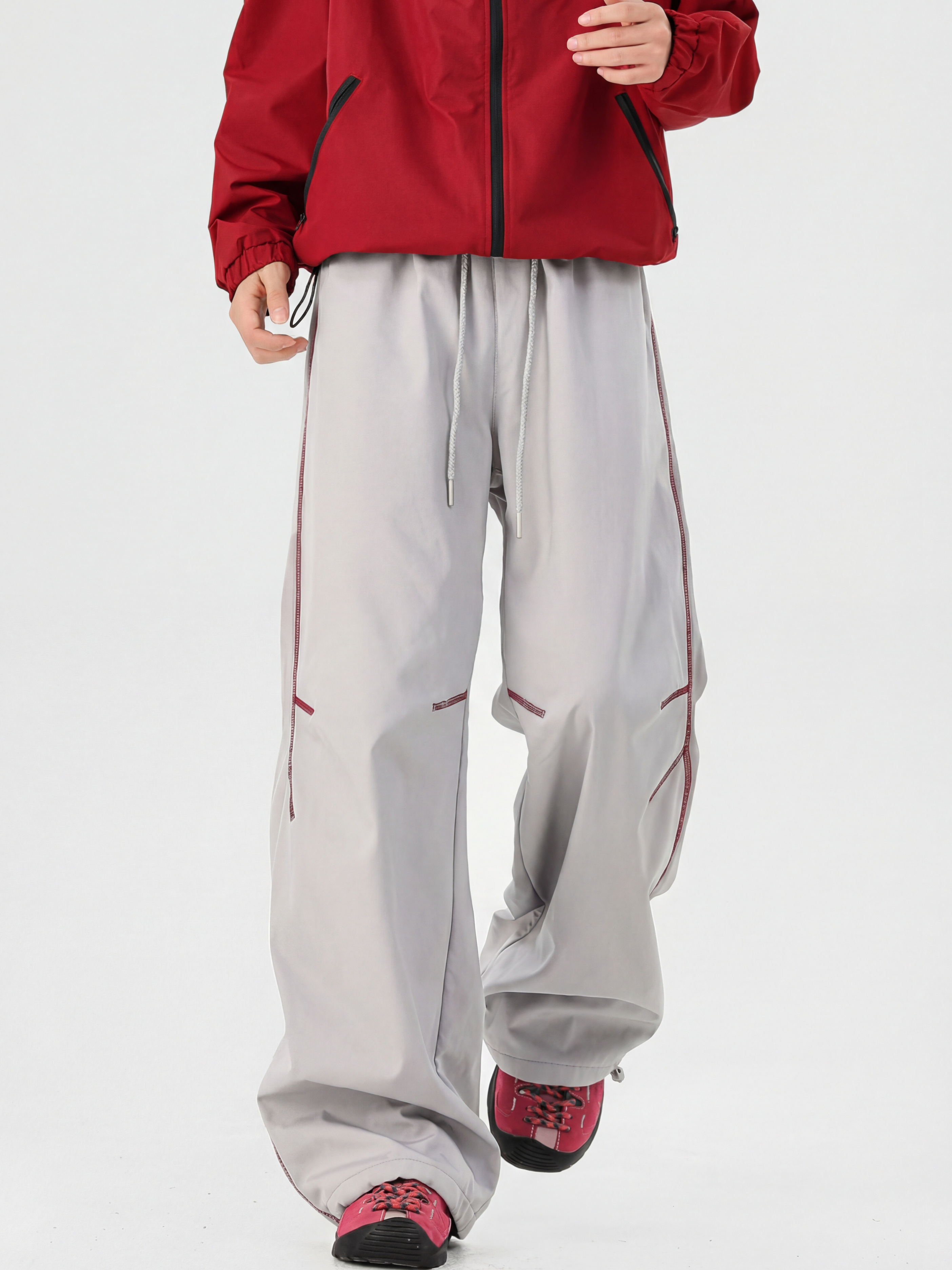 FireCoat - Unisex Contrast-Stitch Water-Repellent Fleece-Lined Pants