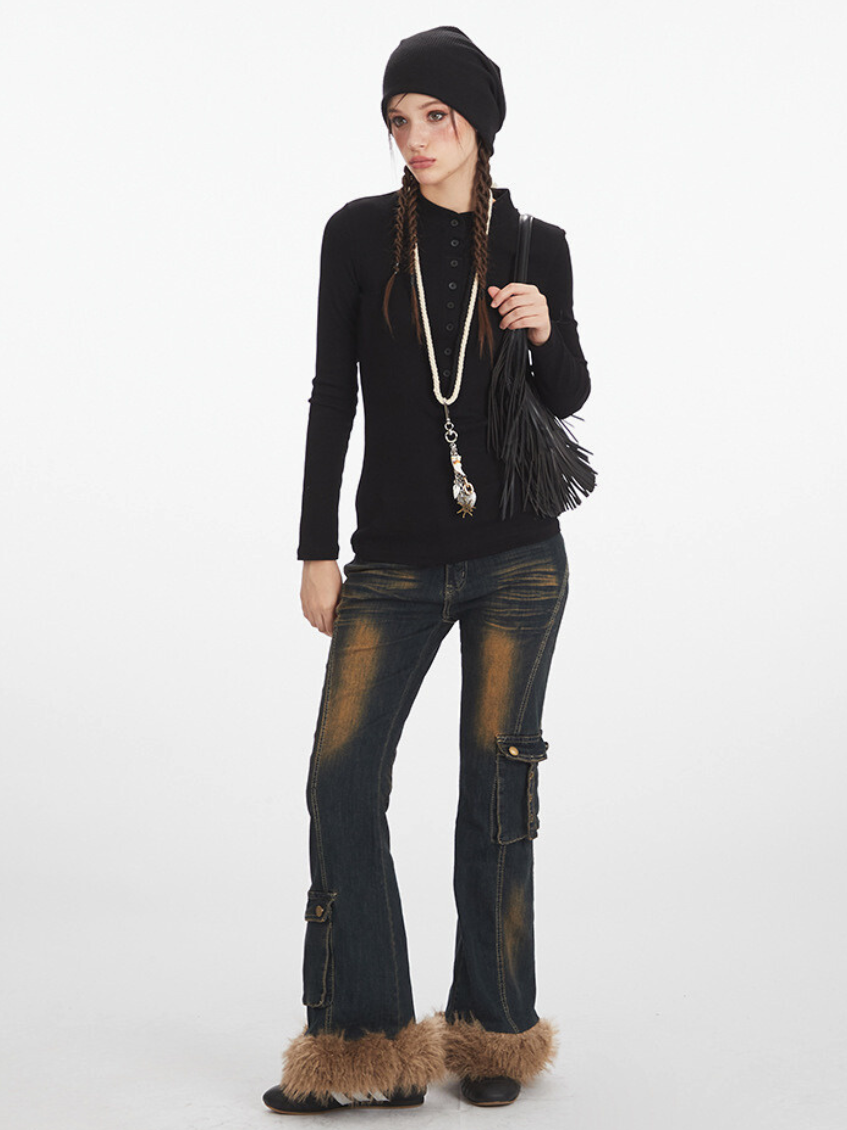 Cavebluff - Women's Slim-Fit Long-Sleeve