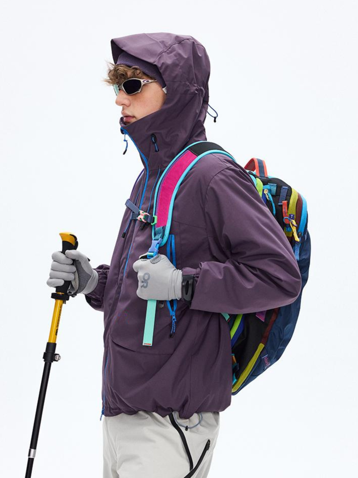 Emberpike - Color-Block Water-Repellent Adjustable Utility Jacket