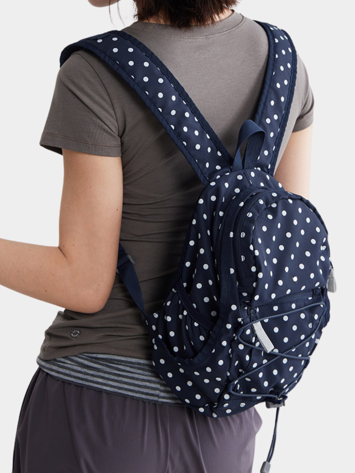 Glowline - Polka Dot Multi-Pocket Storage Backpack