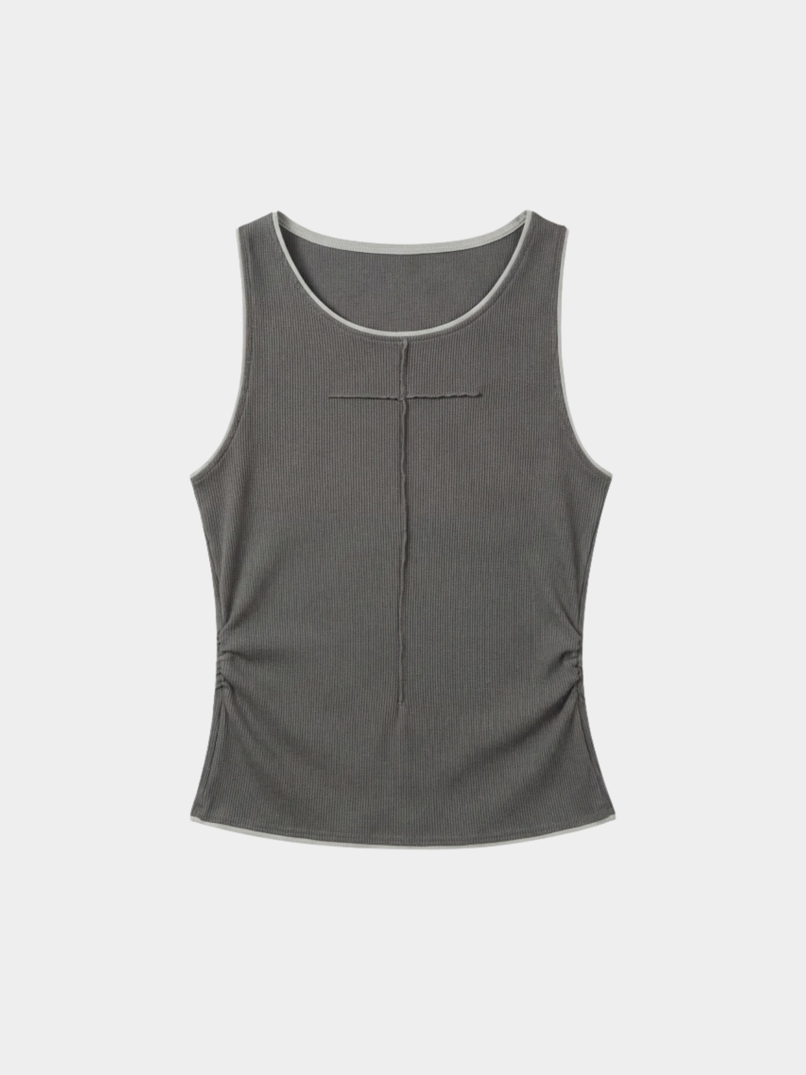 Redrock - Women's Slim Fit Cropped Sleeveless Cotton Tank Top