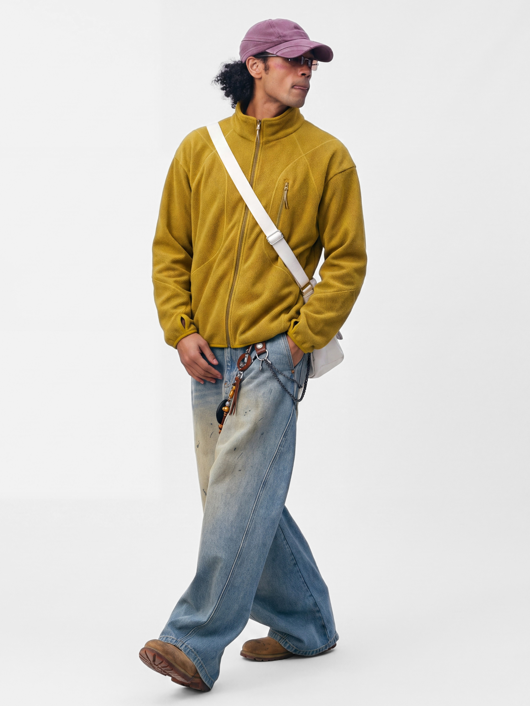 Drake - Unisex Honeycomb Thermal Zip-Up Sweatshirt