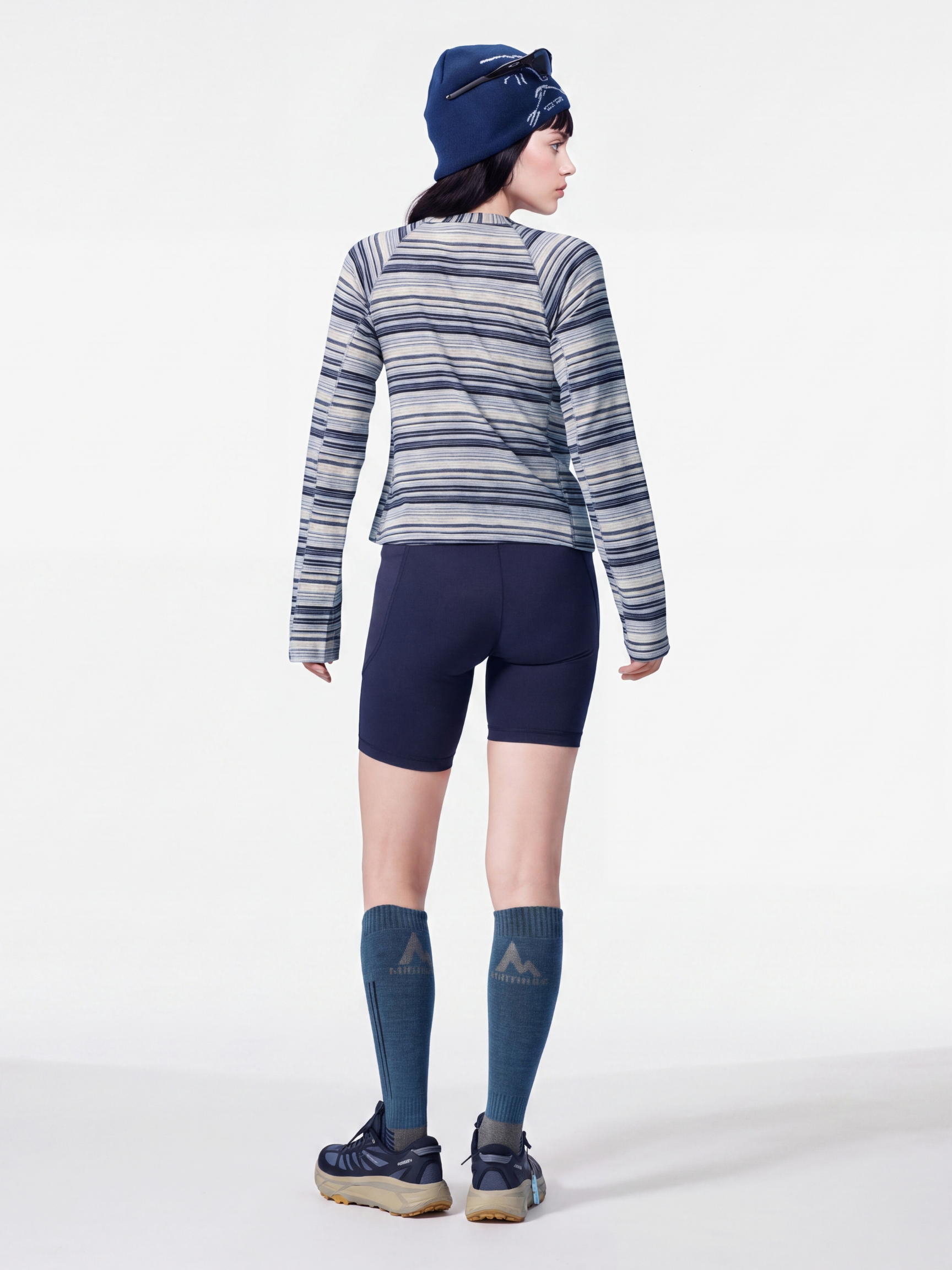 FitDrift - Women's Soft Breathable Slim-Fit Striped T-Shirt