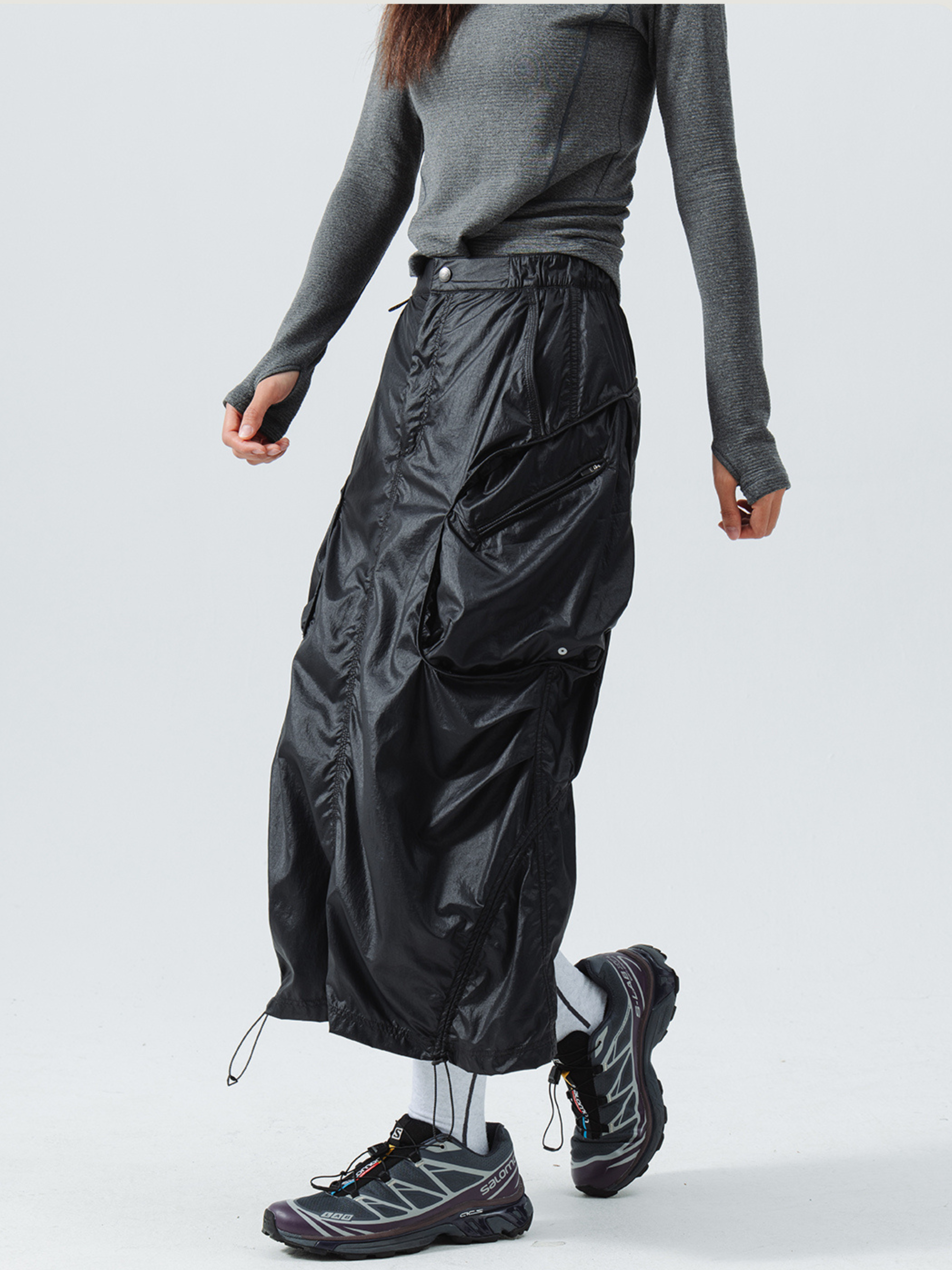 ThornBoard - Women's Metallic Water-Repellent Nylon Utility Skirt