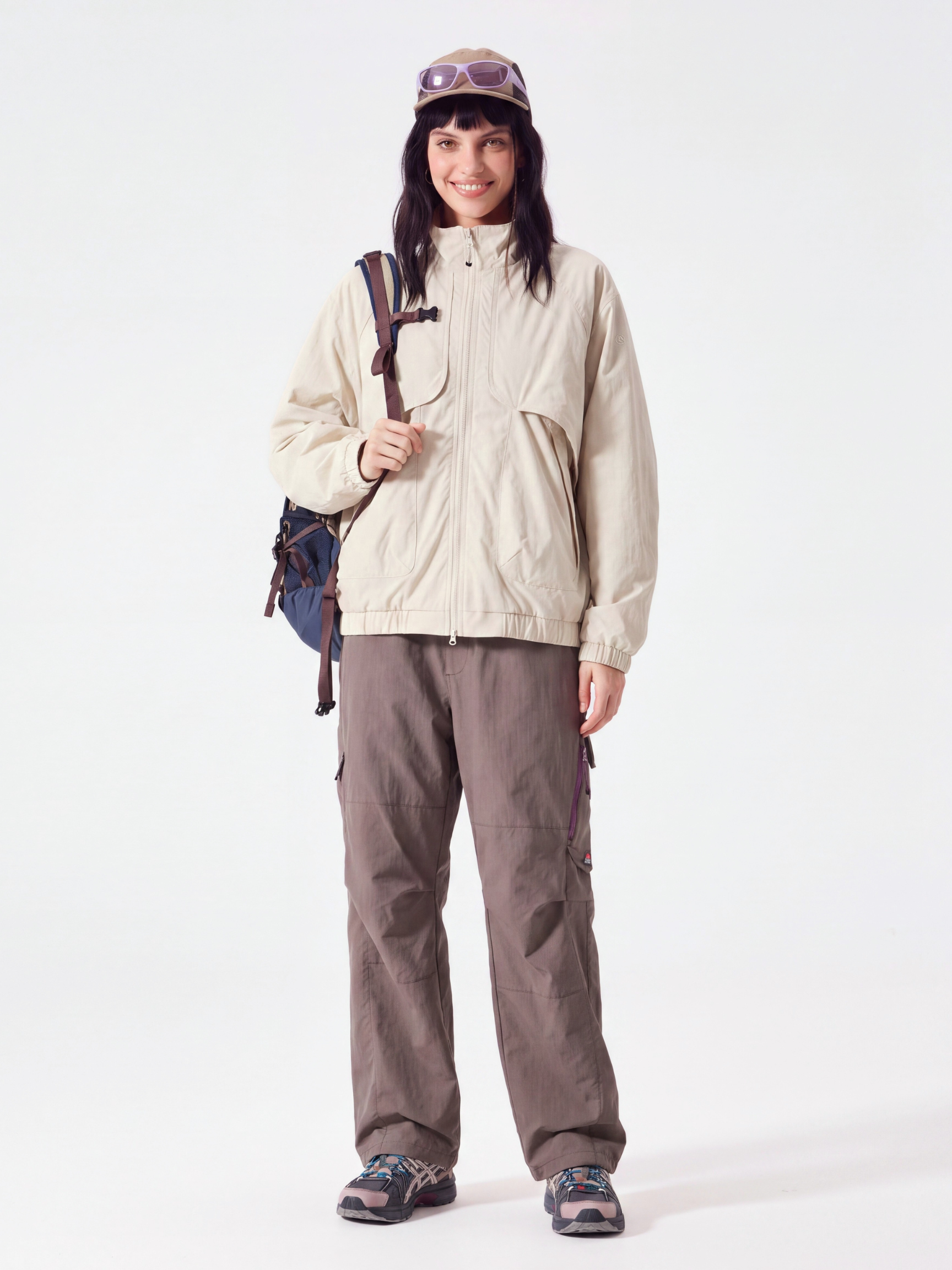 SkyVeil - Lightweight Water-Repellent Stand Collar Jacket