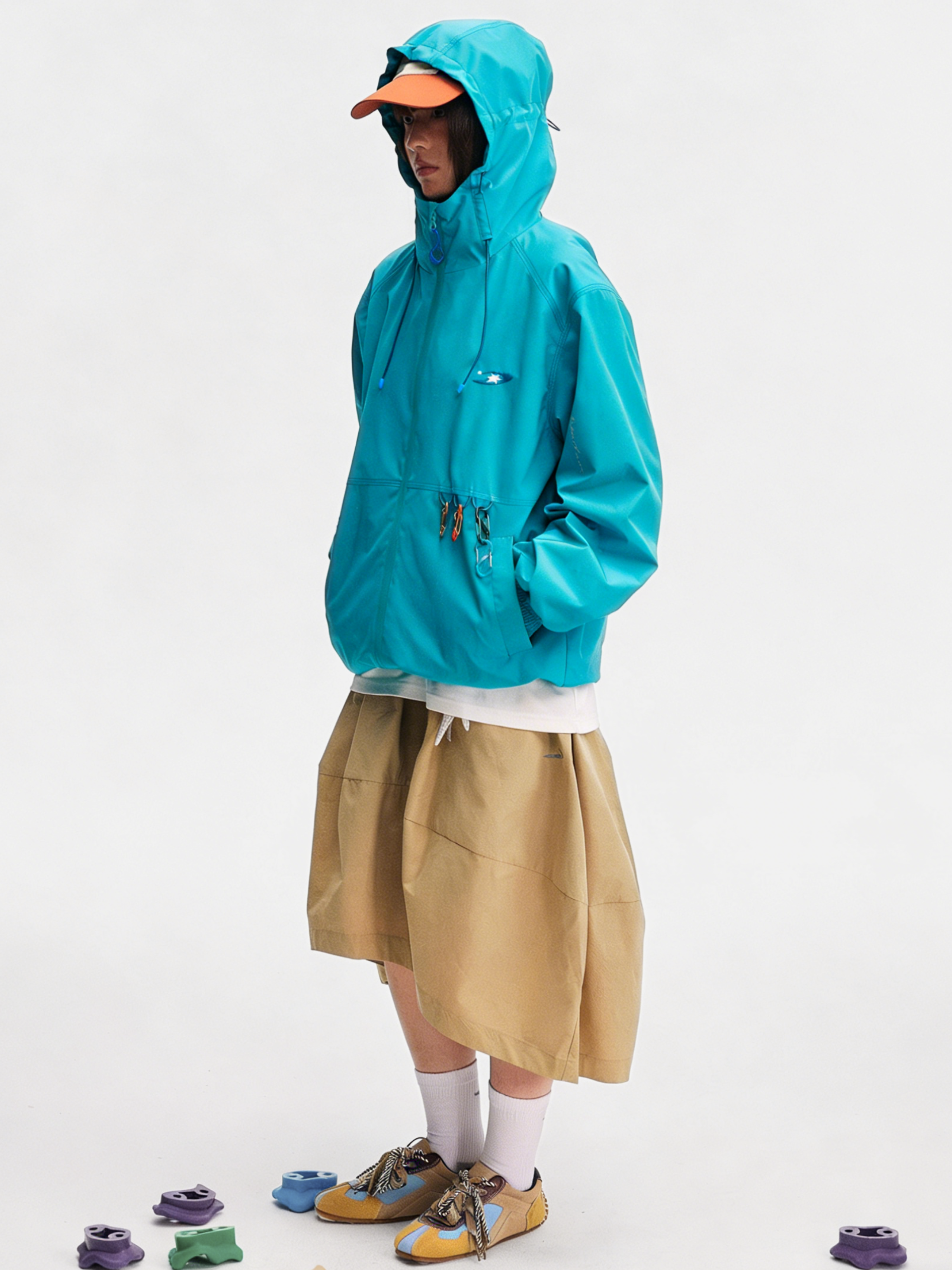 EchoDeck - Teflon® Triple-Defense Colorblock Drawstring Jacket