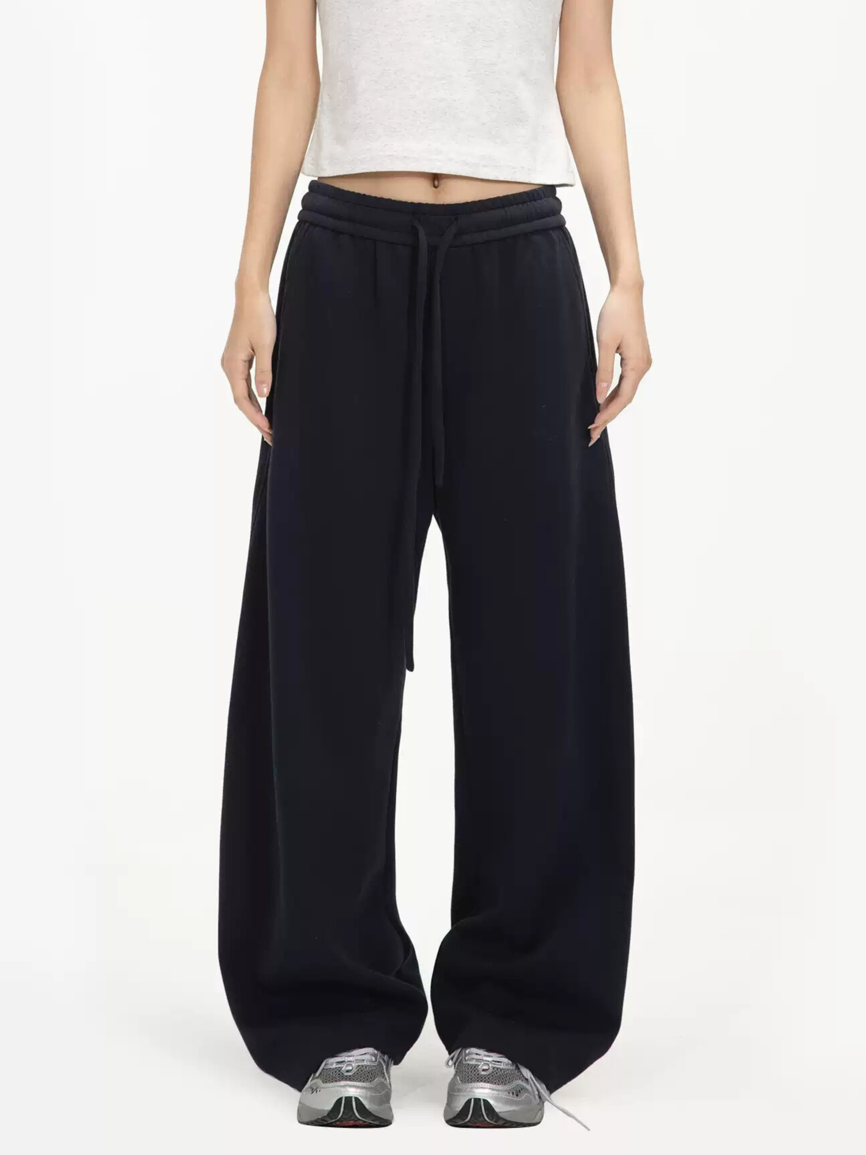 Peakstream - Women's Solid Drape Straight-Leg Sweatpants