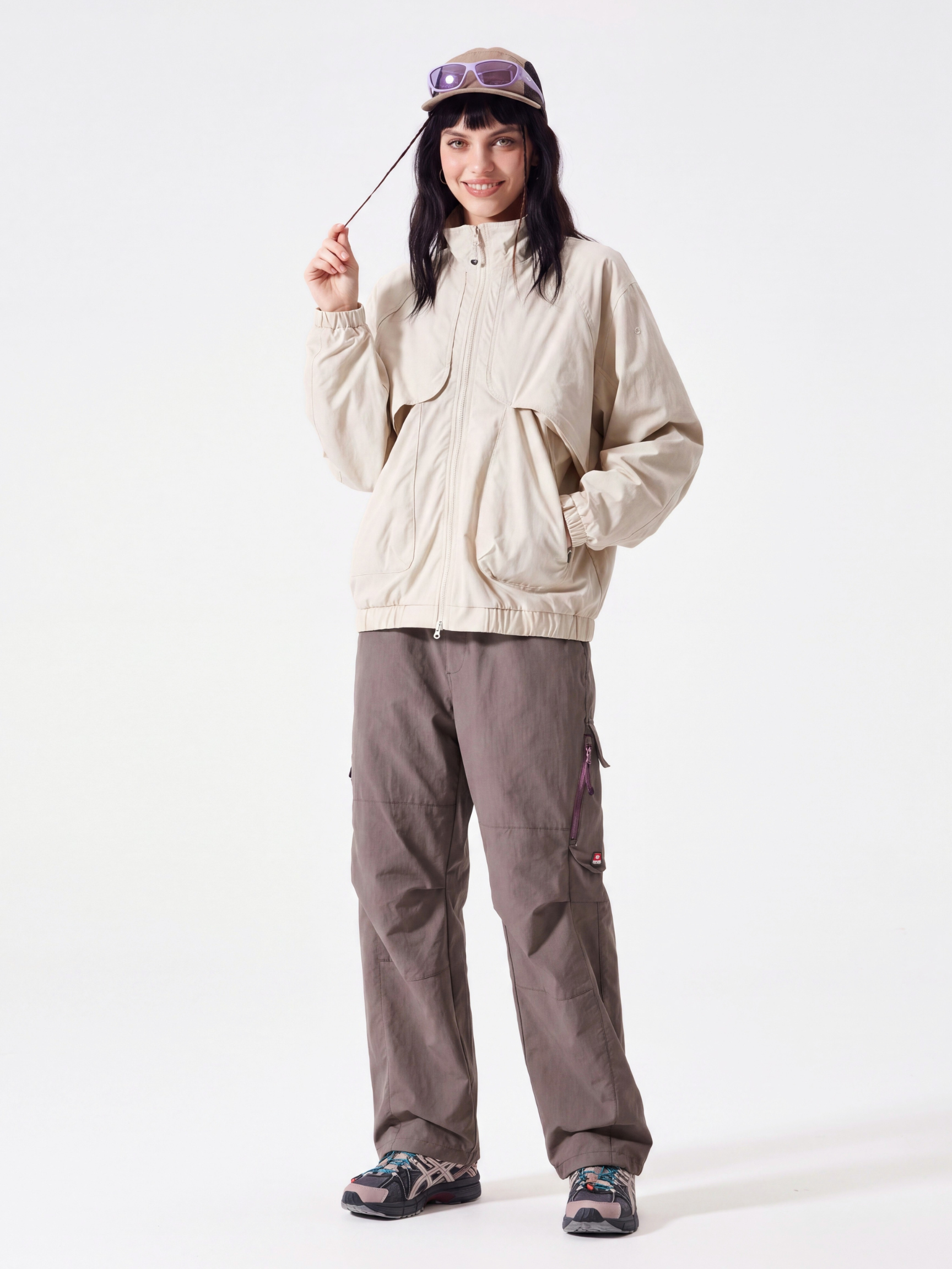 SkyVeil - Lightweight Water-Repellent Stand Collar Jacket