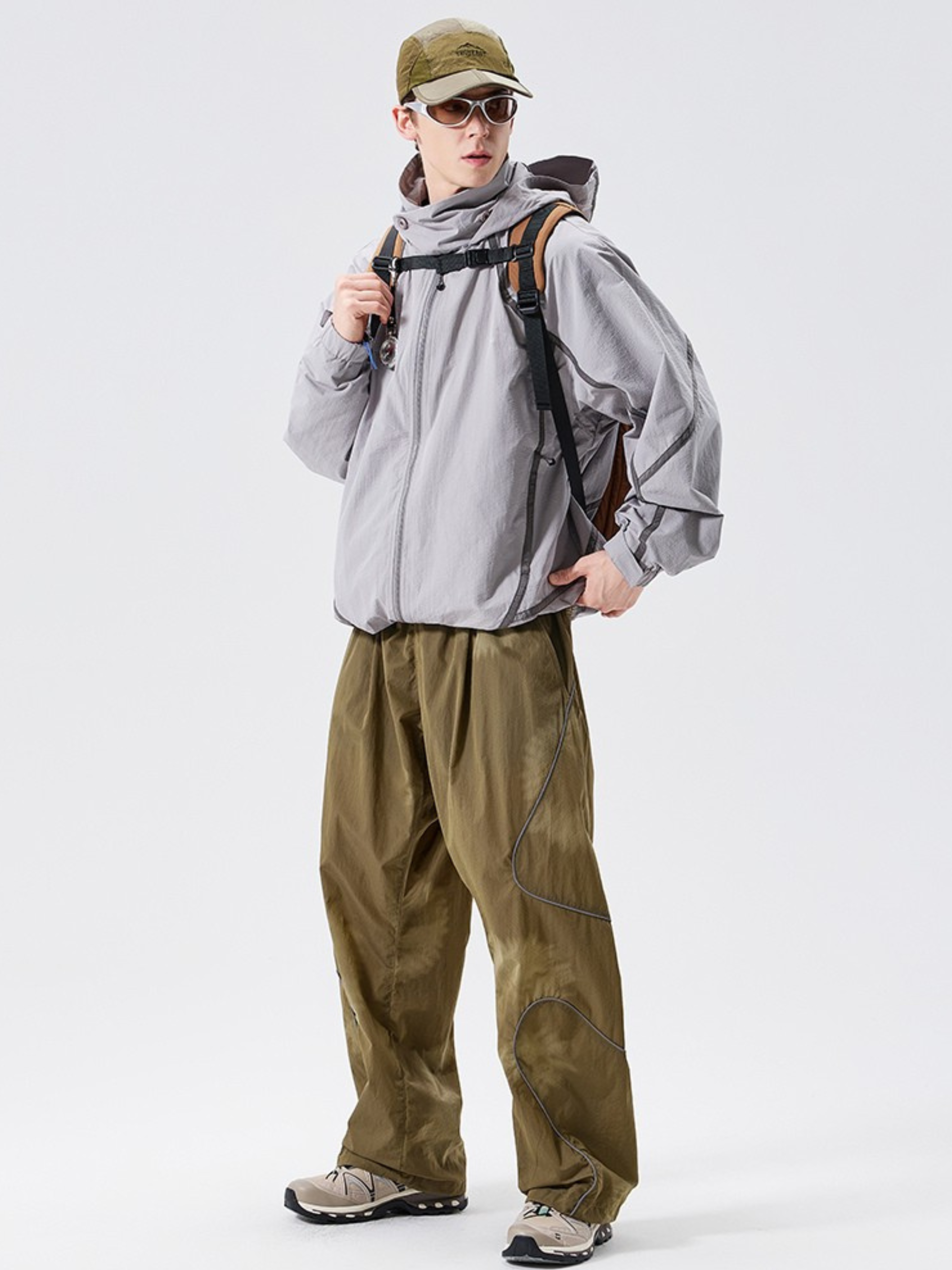 Windwalker - Unisex Reflective Striped Quick-Dry Paratrooper Pants