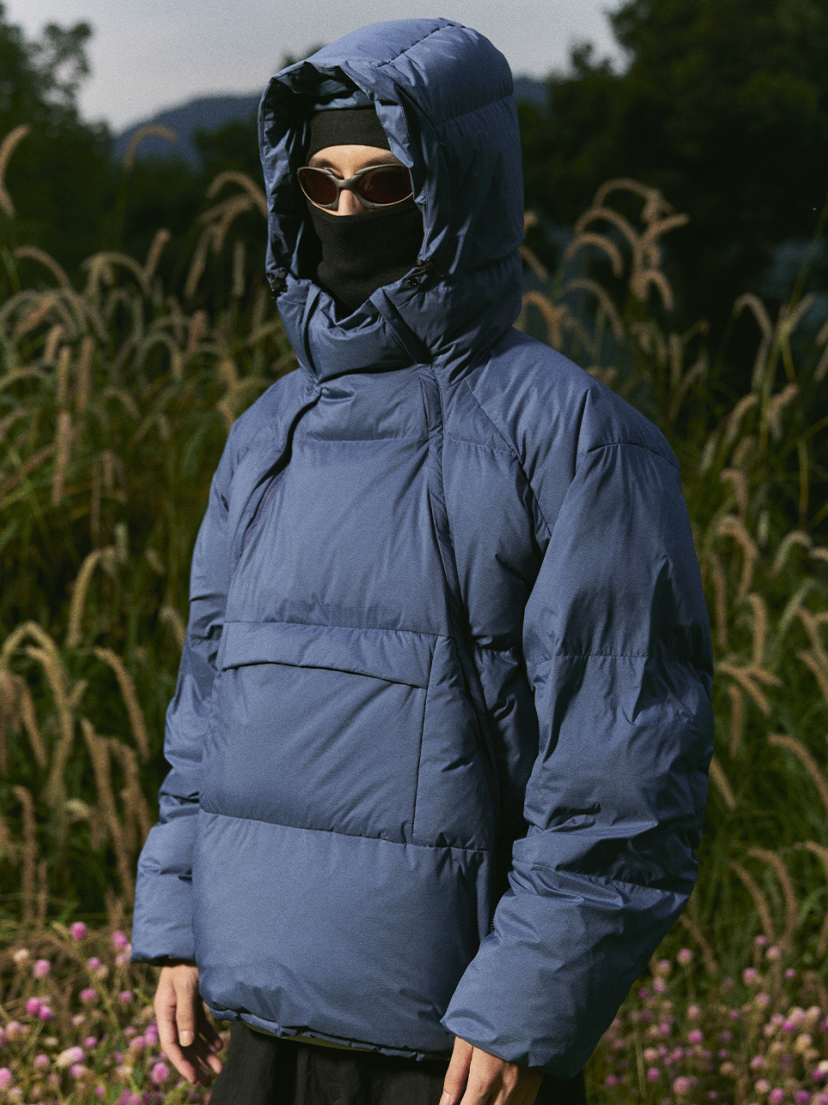 Virex - Unisex 90% White Duck Down Hooded Down Jacket