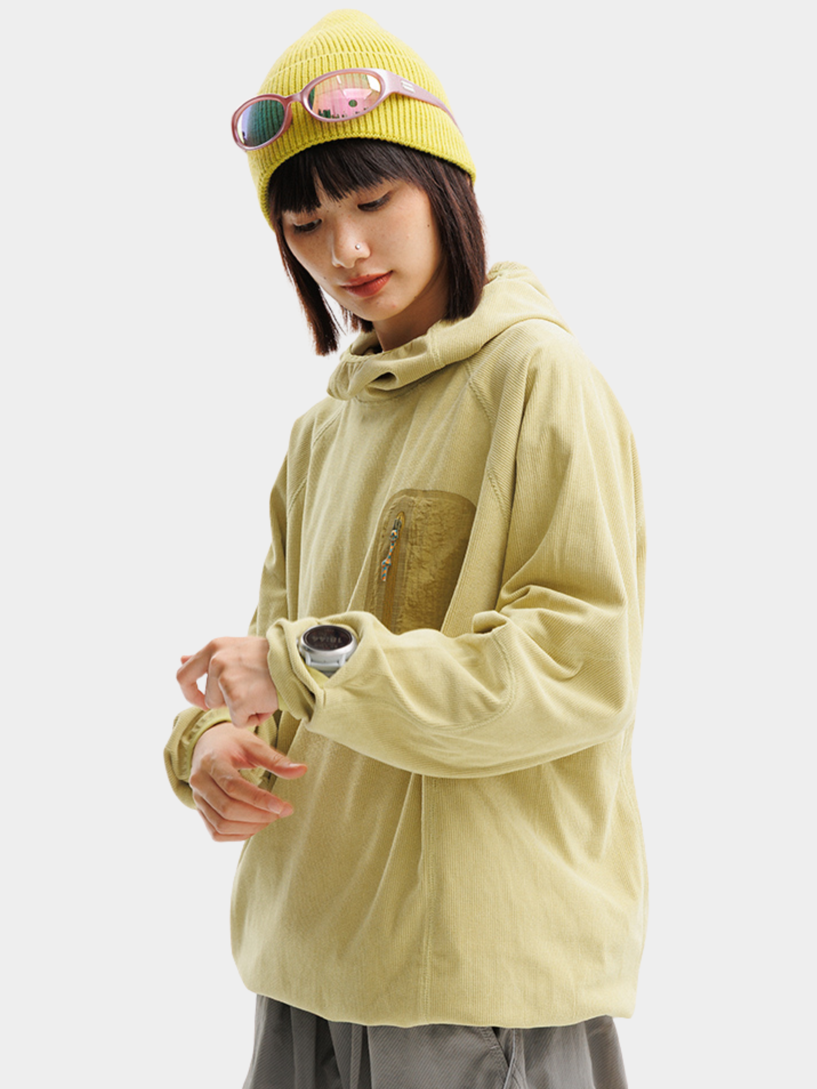 Crag - Unisex Moisture-Wicking High Neck Hoodie Base Layer