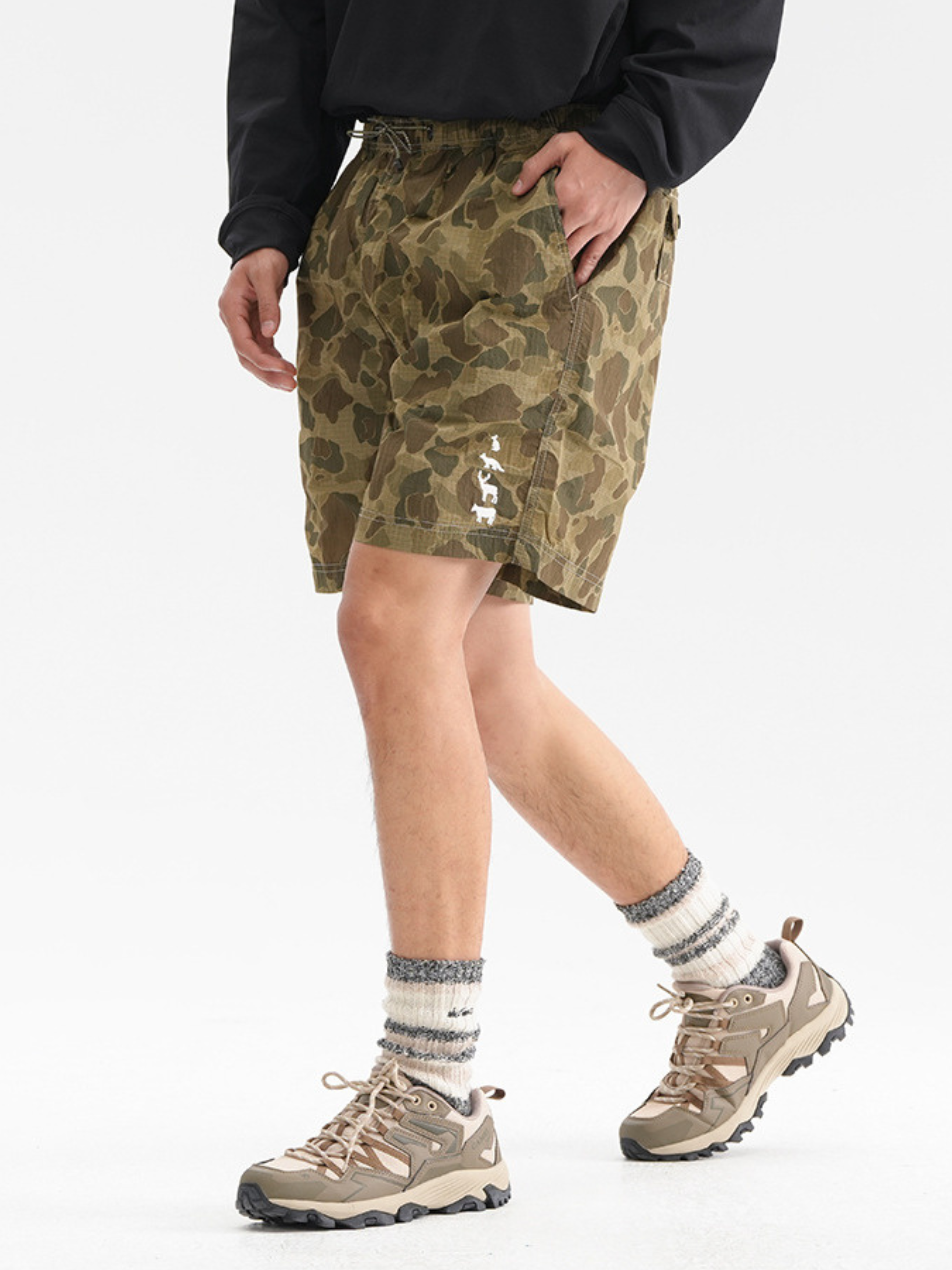 BaseBox - Men's Waterproof Breathable Camouflage Shorts GONGGAR SPORTS