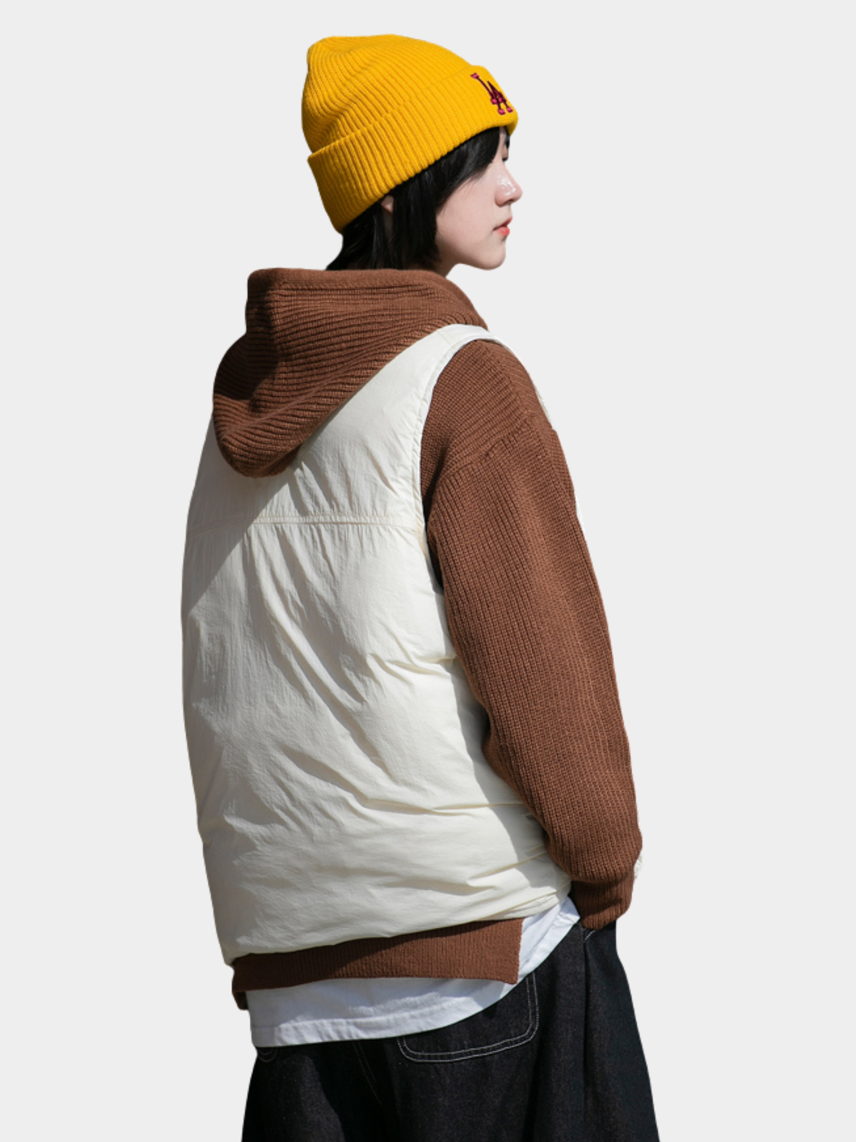 HeatBag - Women's 90% White Duck Down Large Pocket Vest