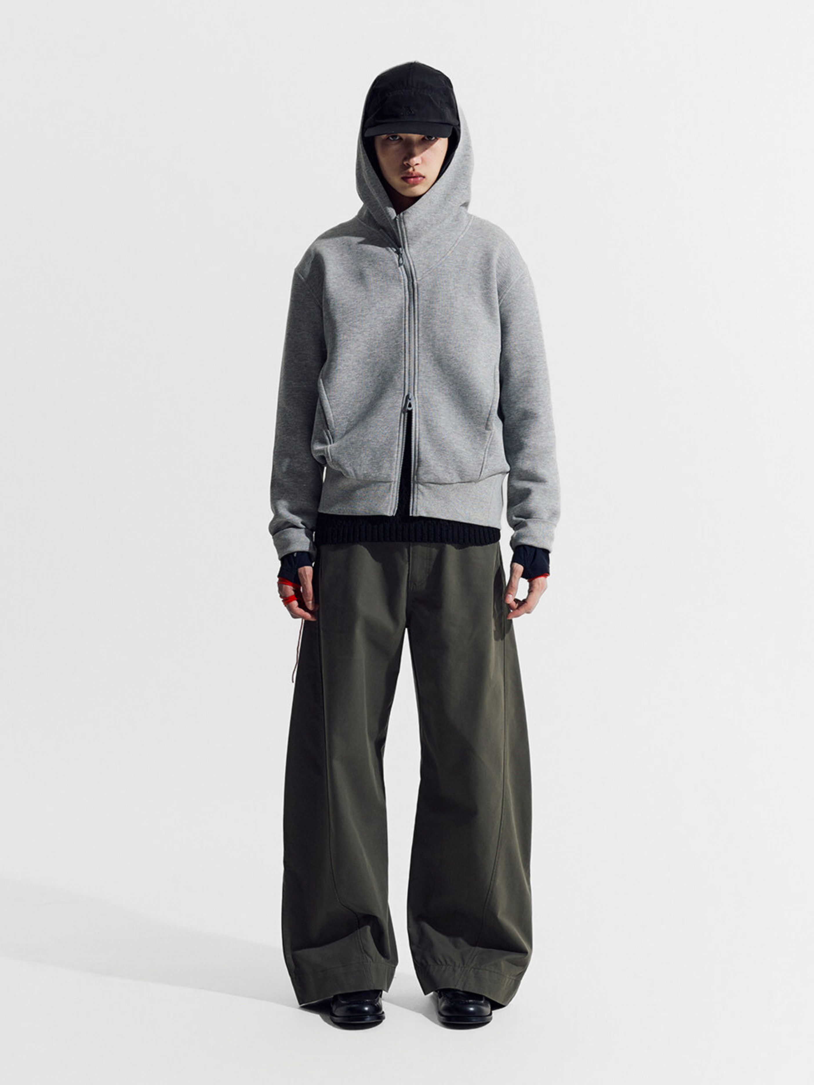 Ashhowl - Unisex Asymmetric Zip Air-Layer Jacket