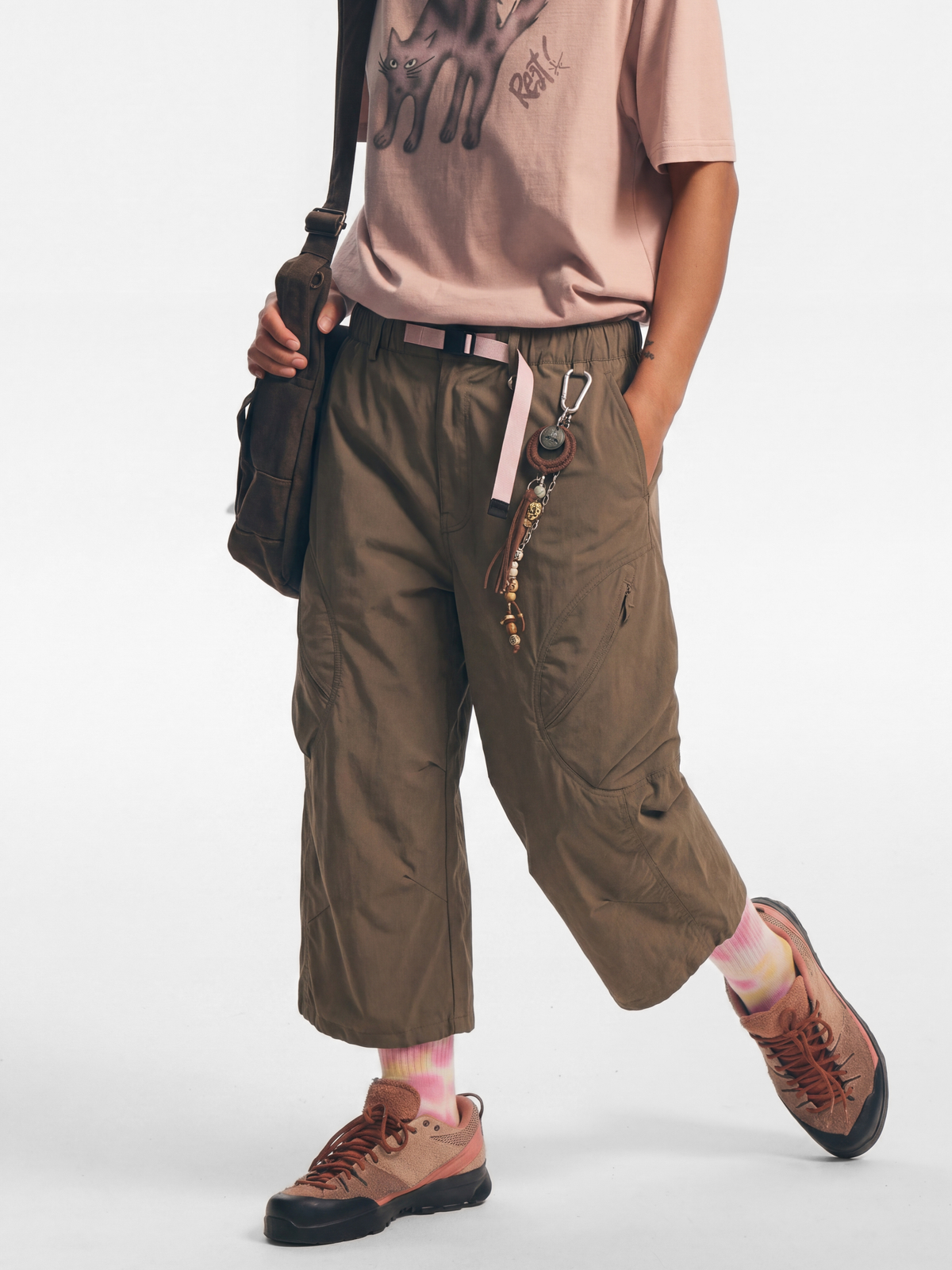 FoldDraw - Quick-Dry Adjustable Pleated Lightweight Cropped Pants