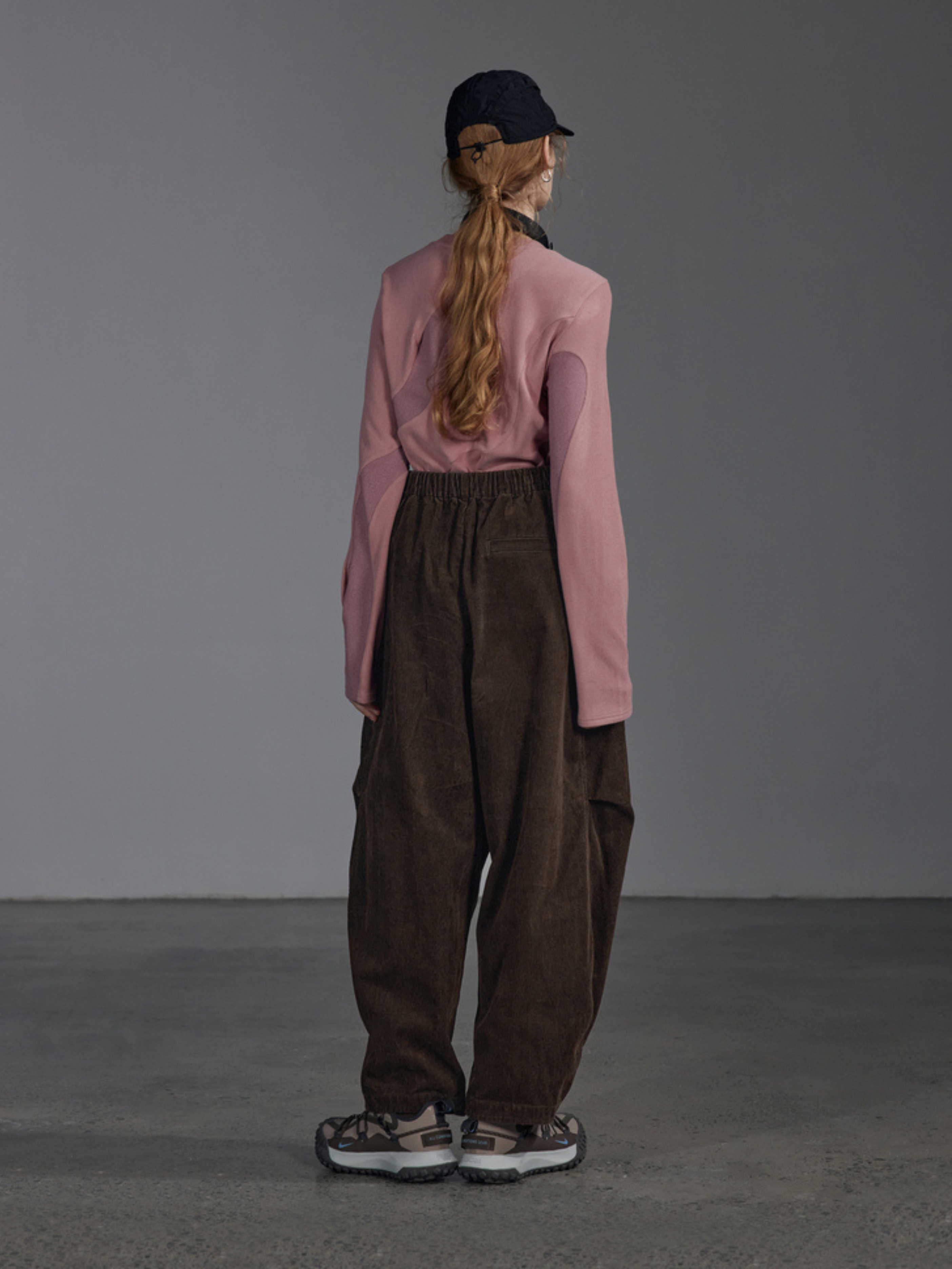 Ashcliff - Women's Loose Straight-Leg Corduroy Pants